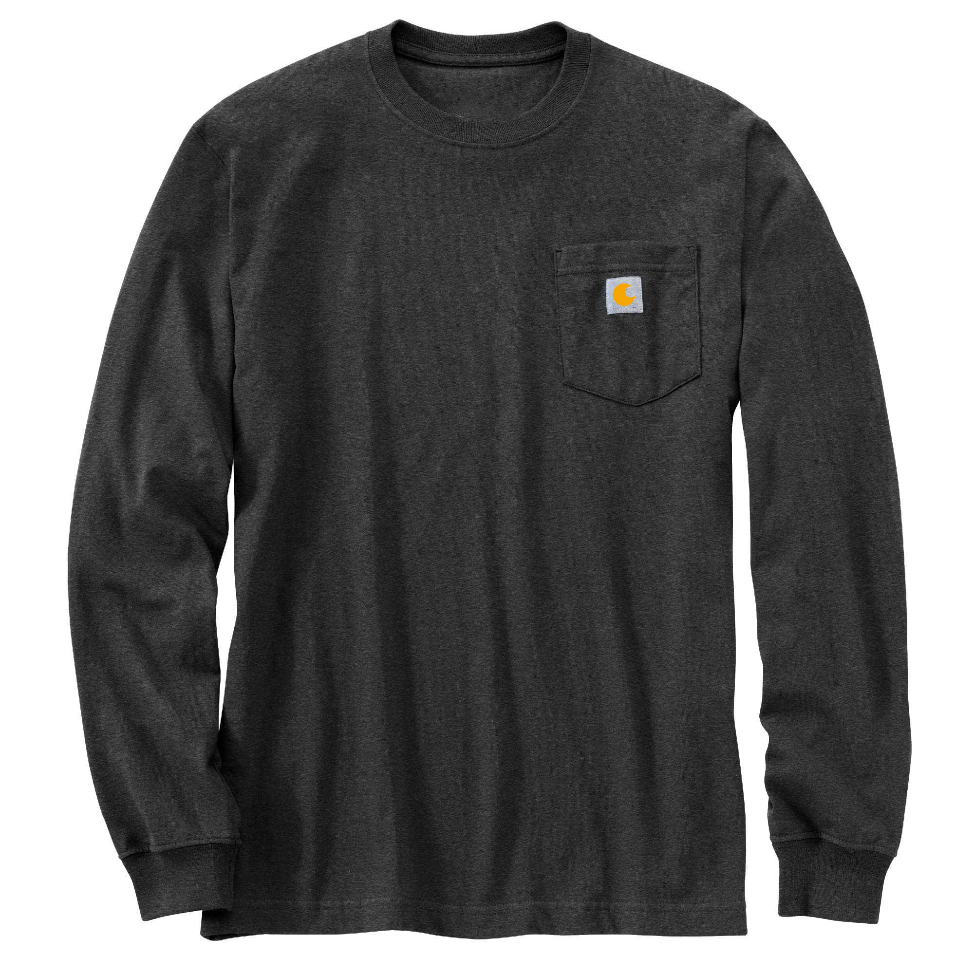 Relaxed Fit Heavyweight Long-Sleeve Pocket C Graphic T-Shirt
