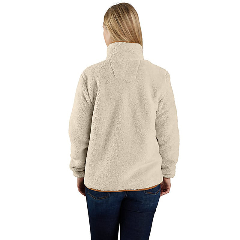 Women's Loose Fit Fleece Pullover - 3 Warmest Rating