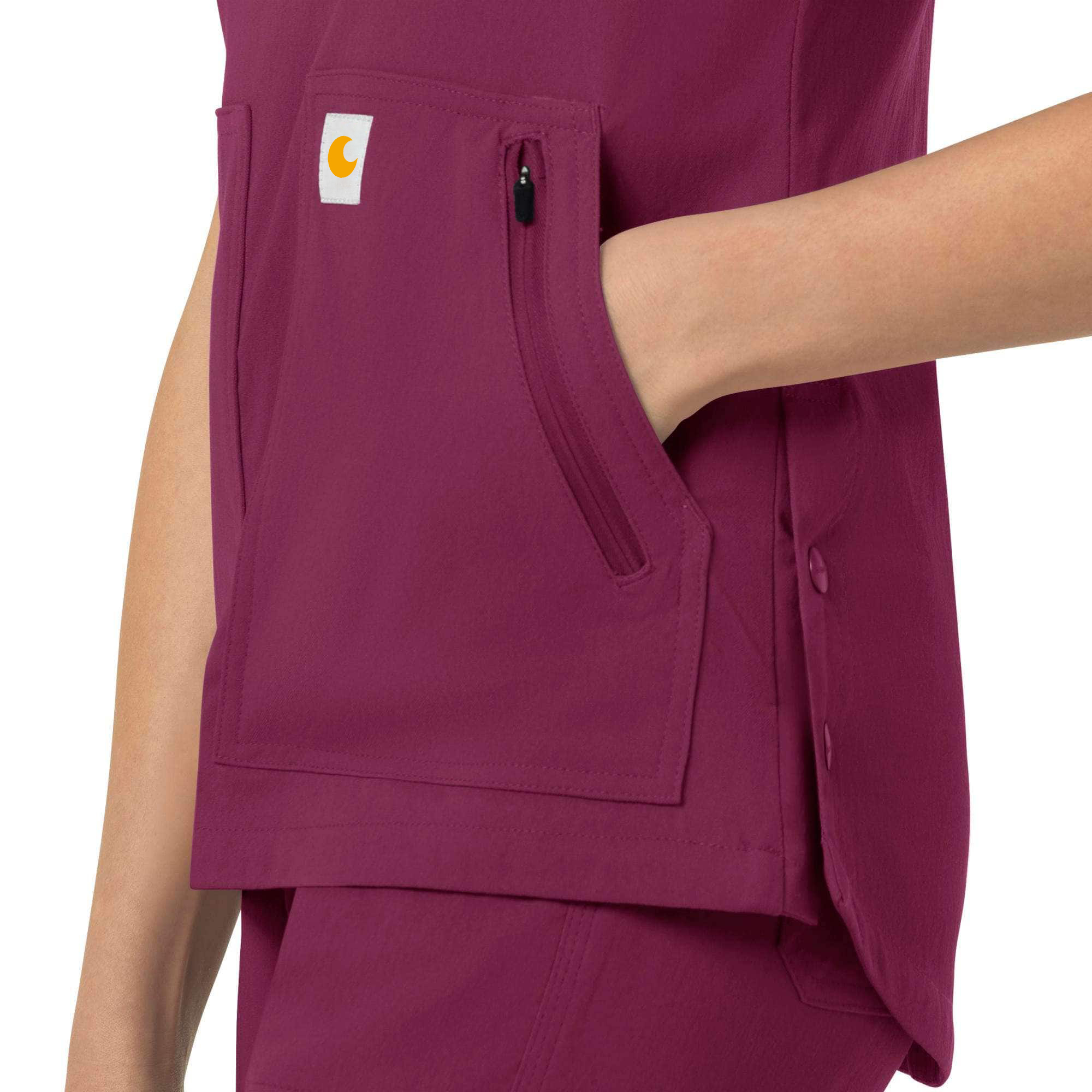 Women's Rugged Flex Peak 4-Pocket V-Neck Scrub Top
