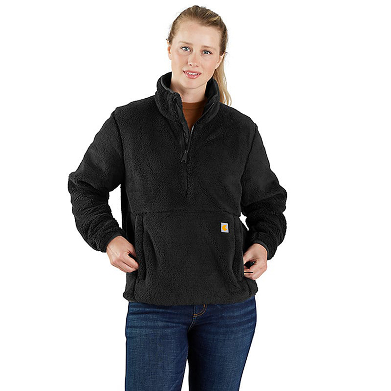 Women's Loose Fit Fleece Pullover - 3 Warmest Rating