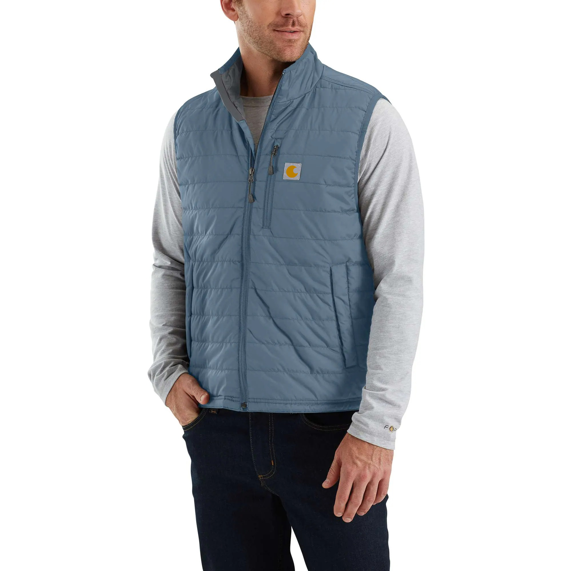 Men's Rain Defender Insulated Vest - Relaxed Fit
