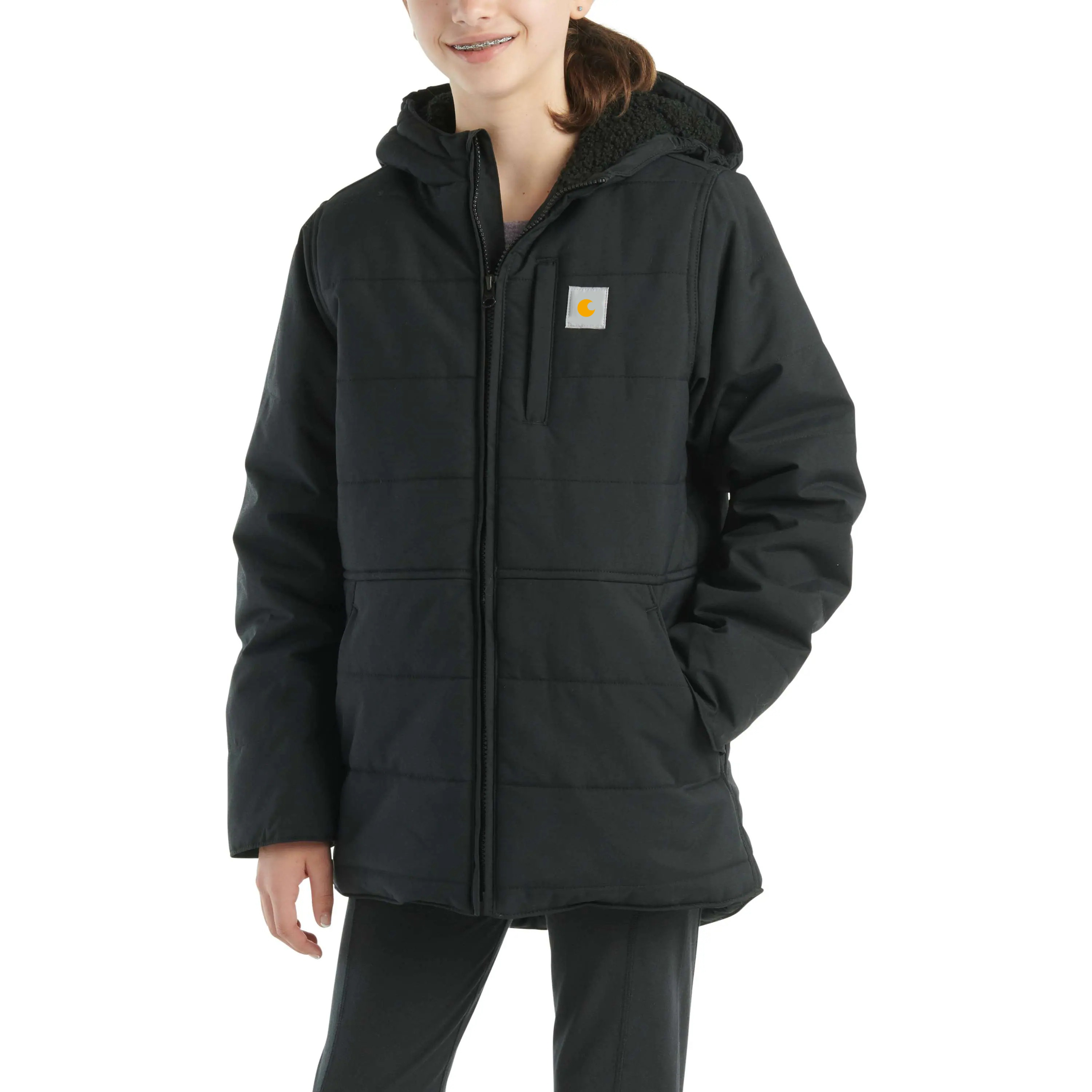 Girls' Long-Sleeve Montana Insulated Hooded Jac (Child/Youth)