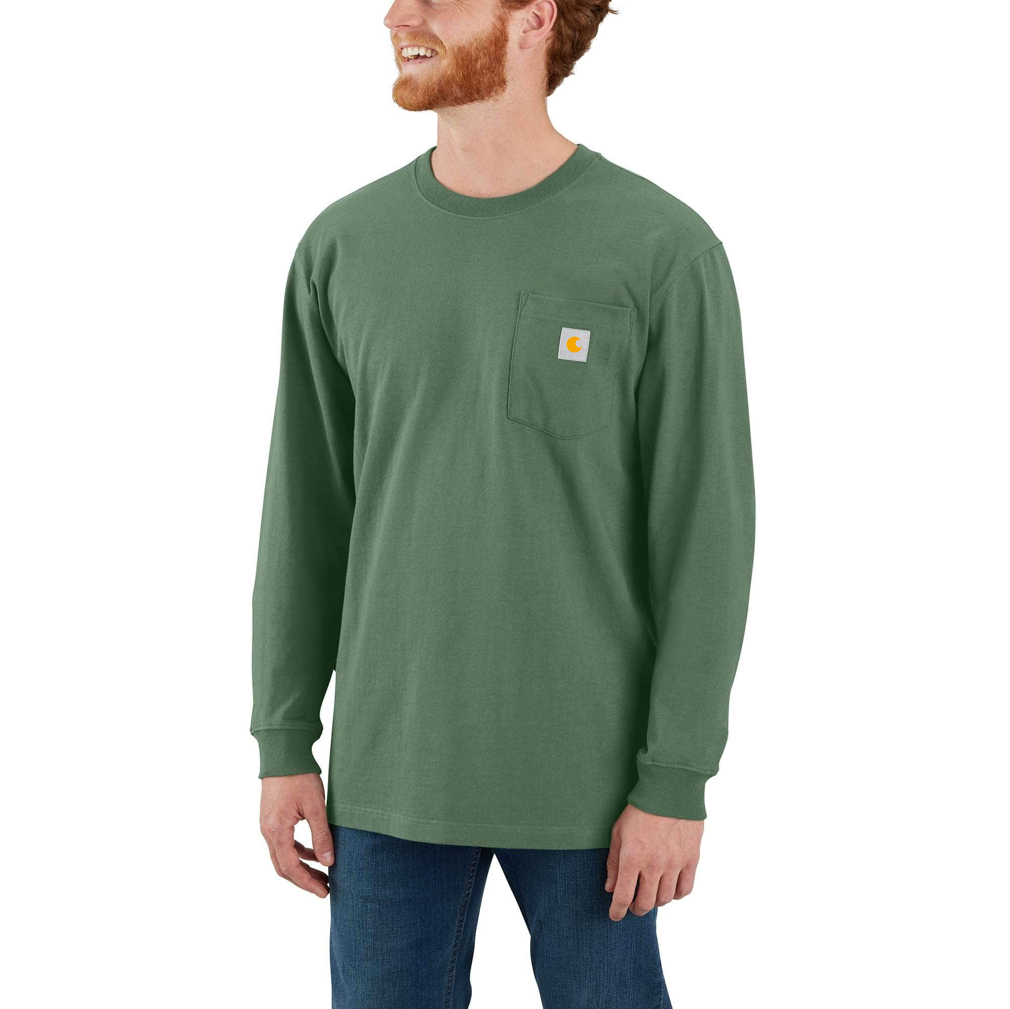 Loose Fit Heavyweight Long-Sleeve Rocky Mountain National Park Graphic T-Shirt