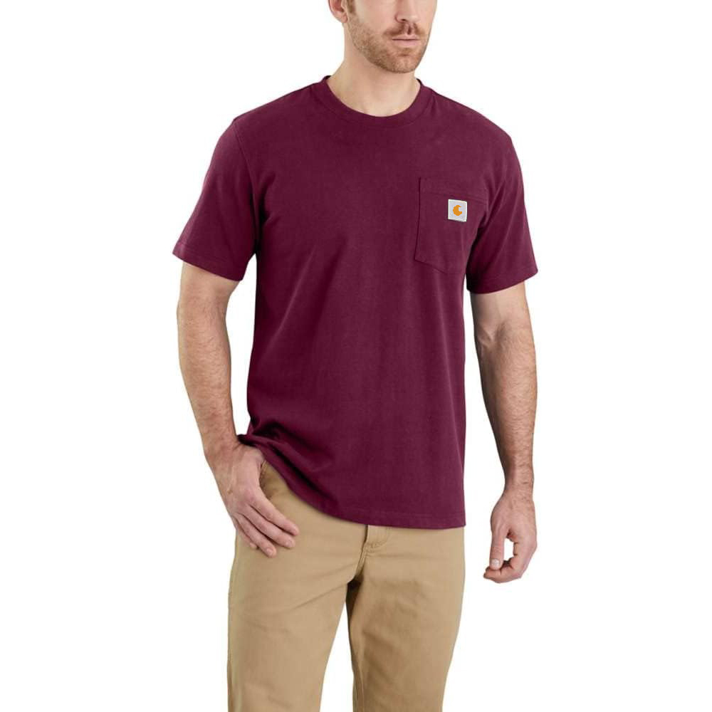 Men's Relaxed Fit Heavyweight Short-Sleeve Pocket T-Shirt