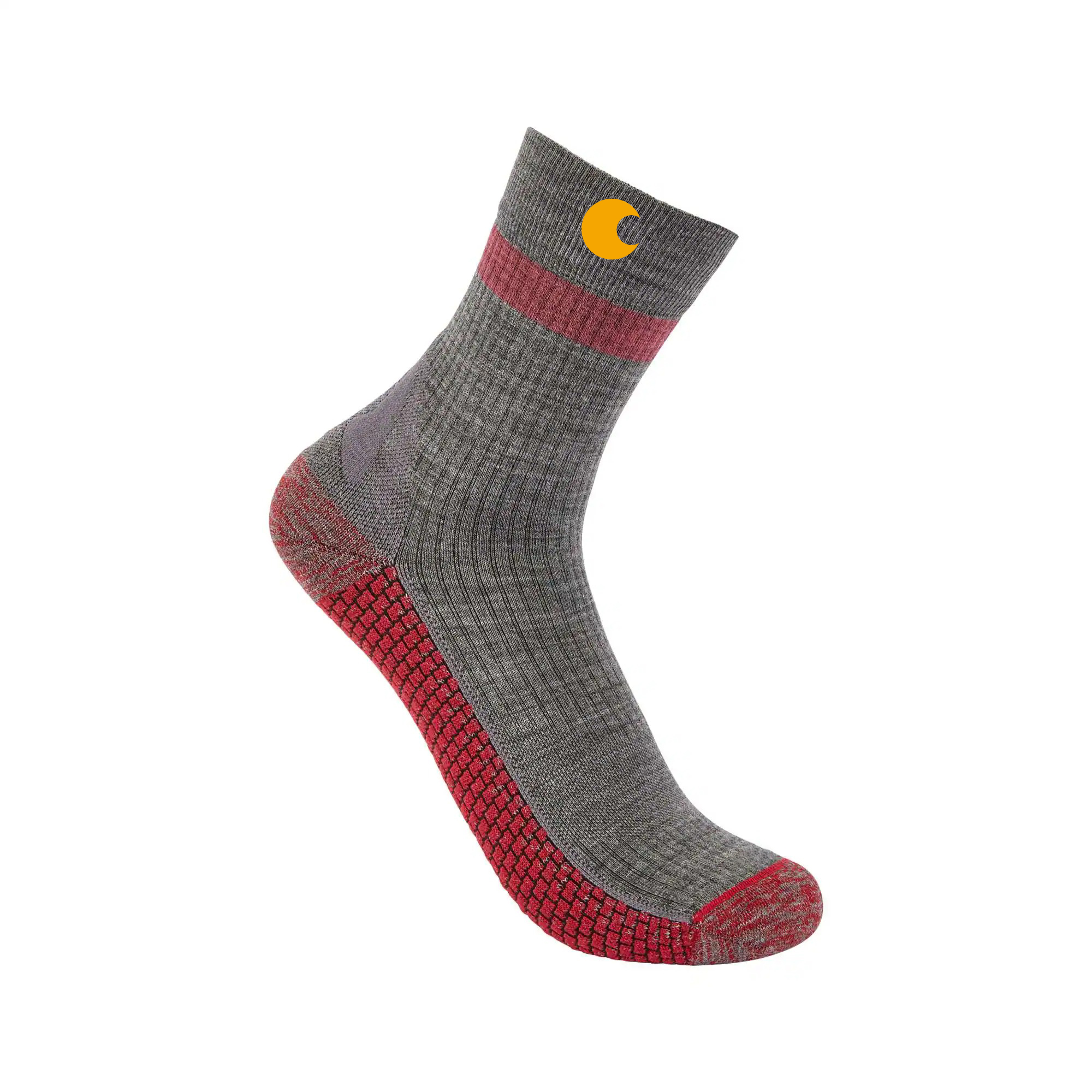 Women's Force Grid Lightweight Synthetic-Merino Wool Blend Short Crew Sock