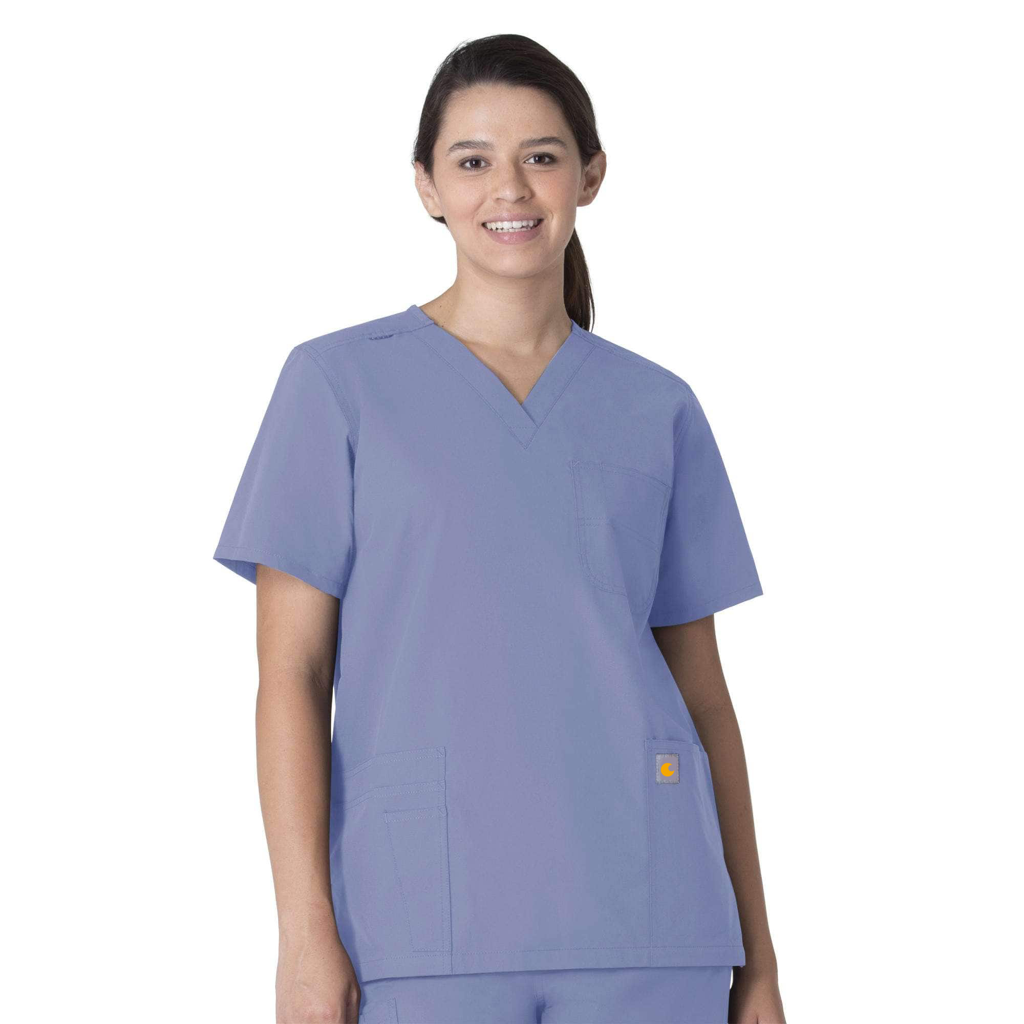Unisex Force Essentials V-Neck 6-Pocket Scrub Top