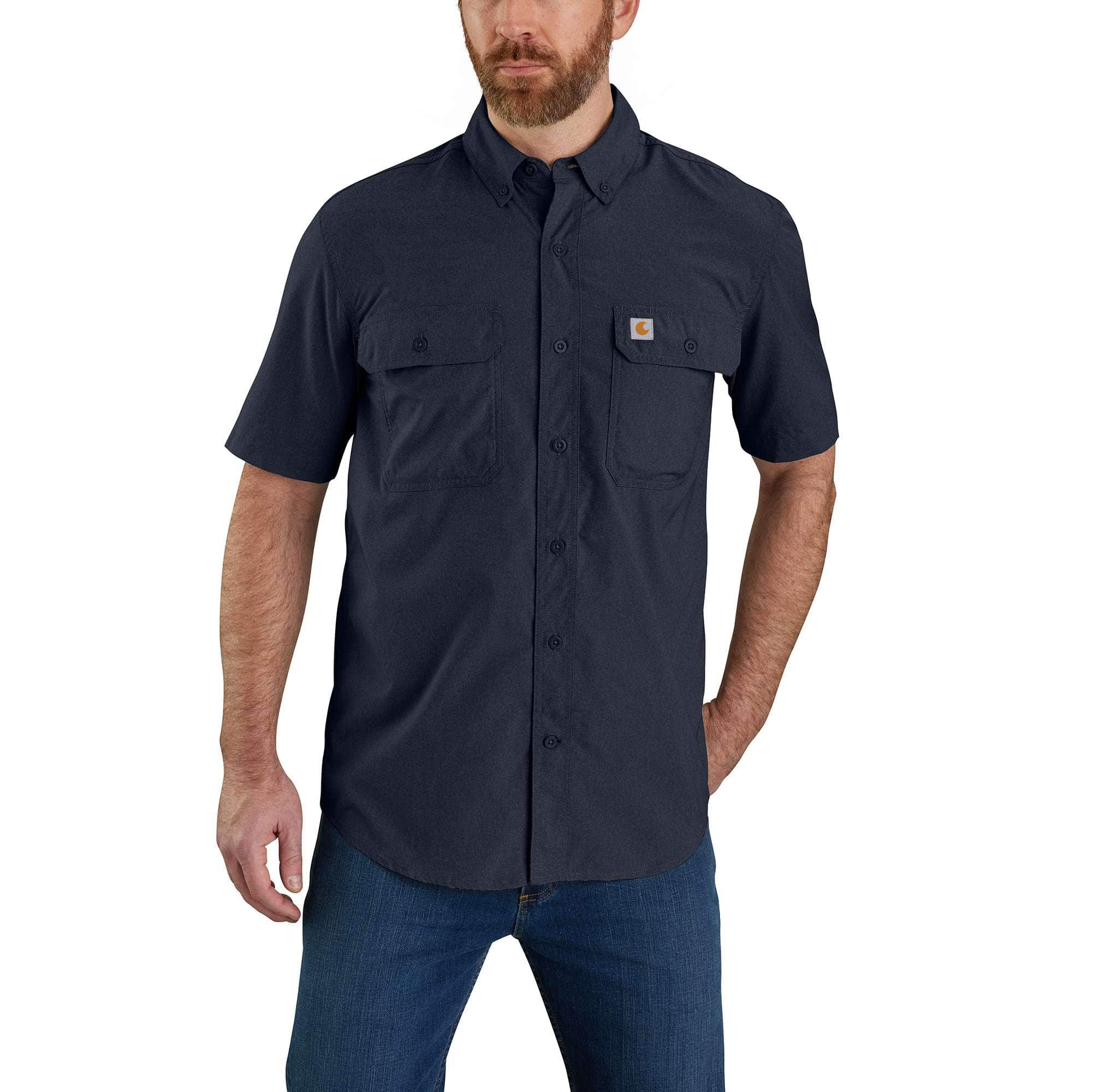 Force Relaxed Fit Lightweight Short-Sleeve Shirt