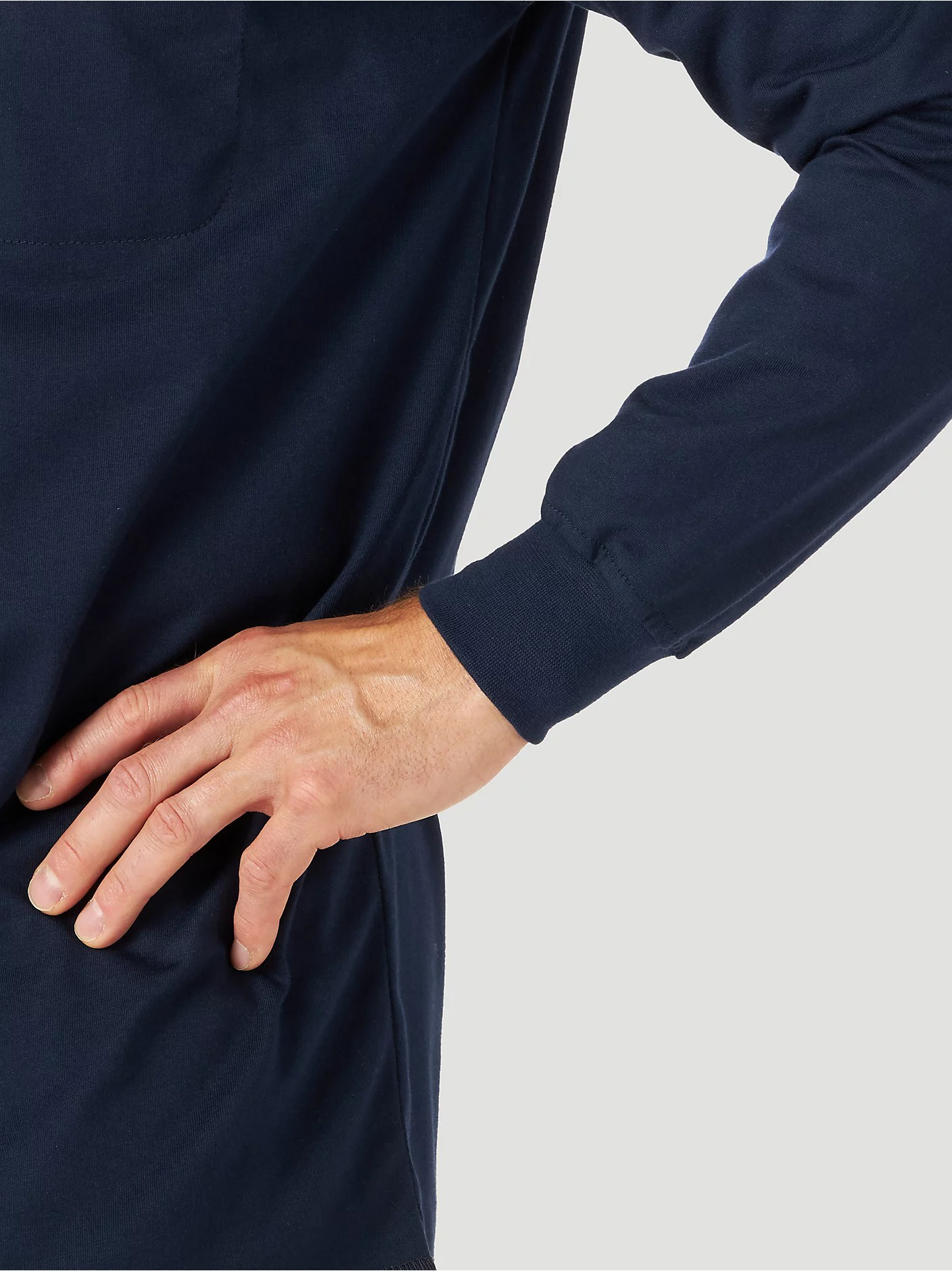 Flame-Resistant Long Sleeve Lightweight Henley