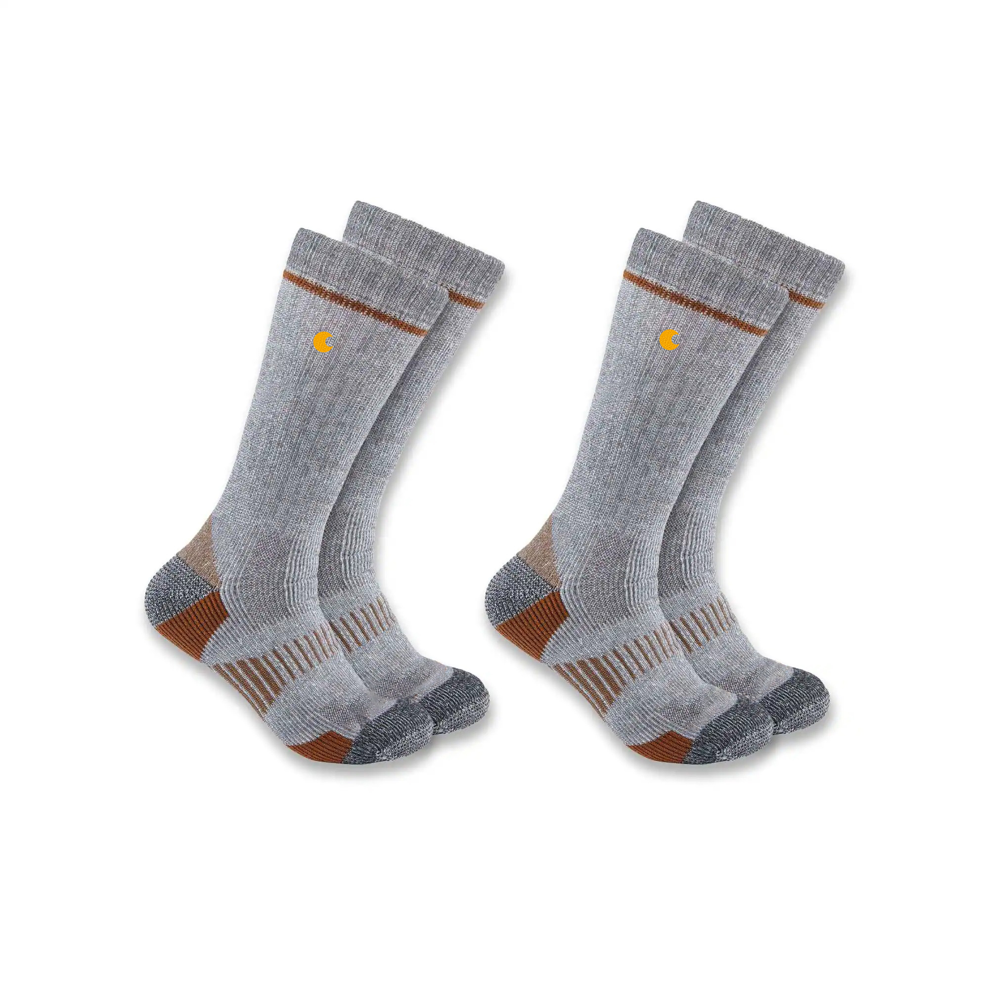 Midweight Synthetic-Wool Blend Boot Sock 2-Pack