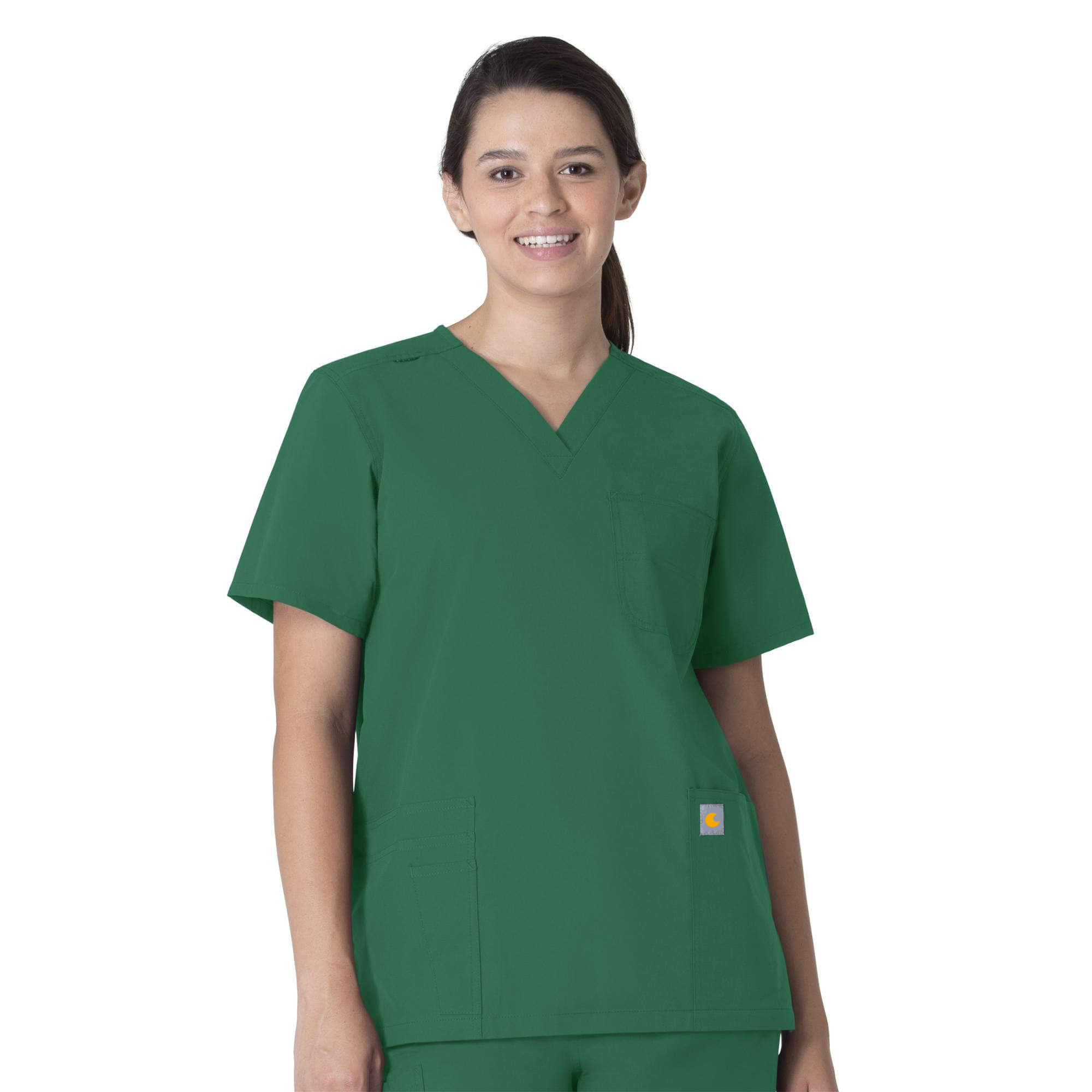 Unisex Force Essentials V-Neck 6-Pocket Scrub Top