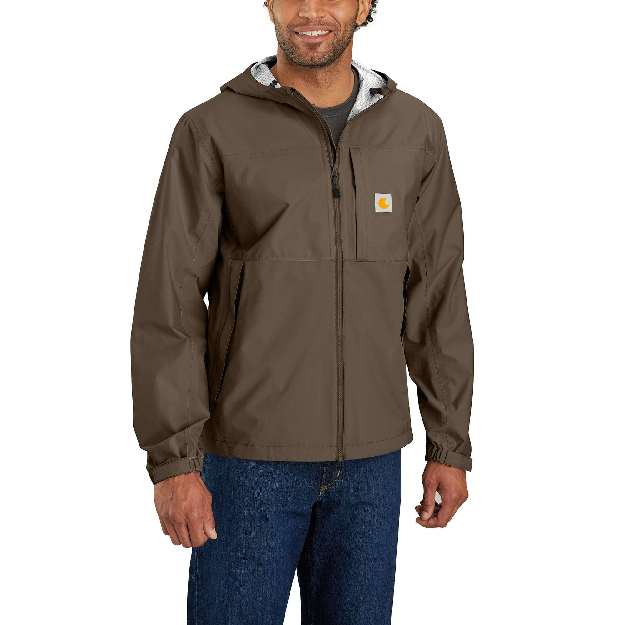 Men's Storm Defender Waterproof Jacket - Relaxed Fit - Lightweight Packable