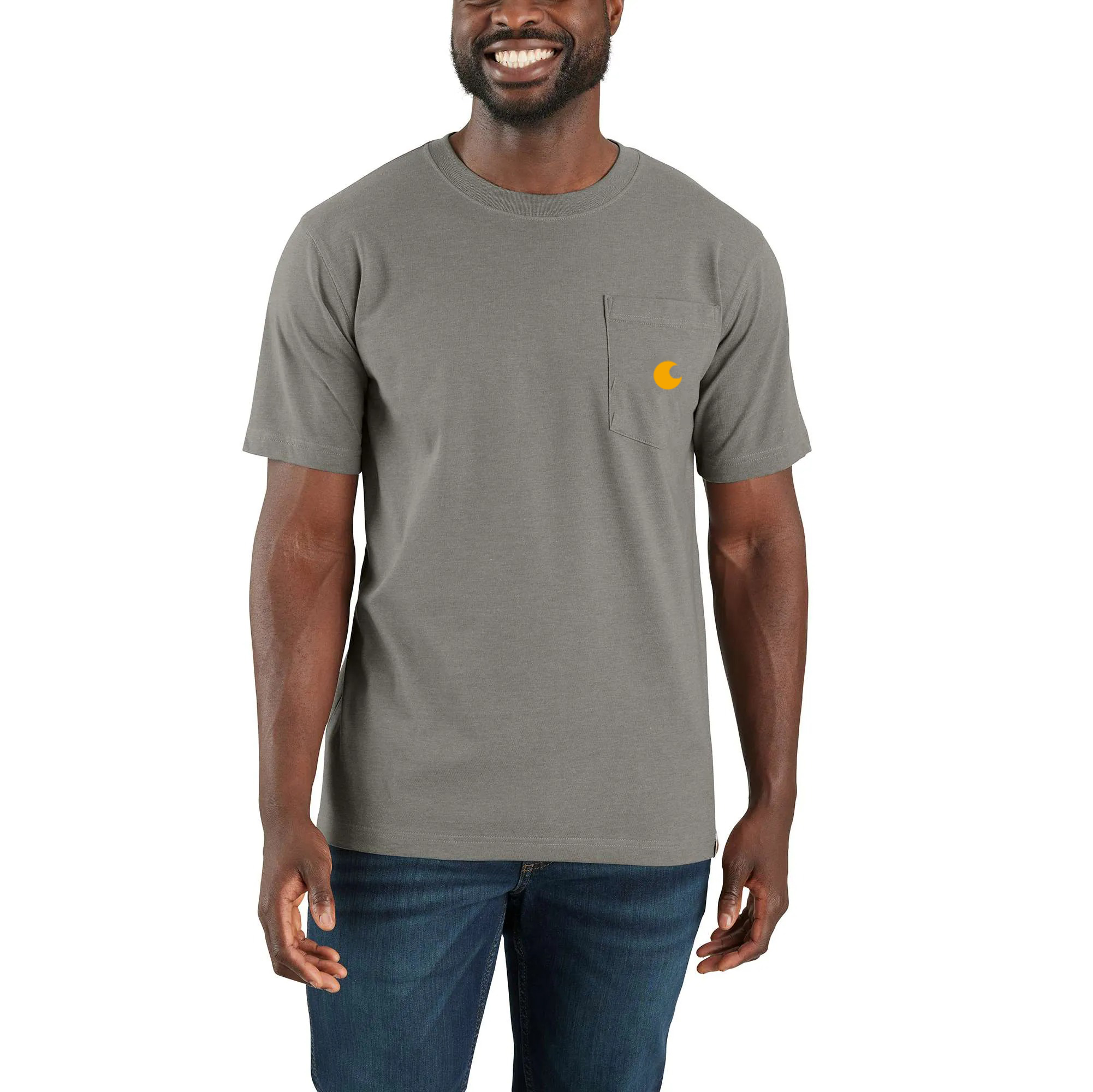 Relaxed Fit Lightweight Short-Sleeve Pocket Tree Graphic T-Shirt