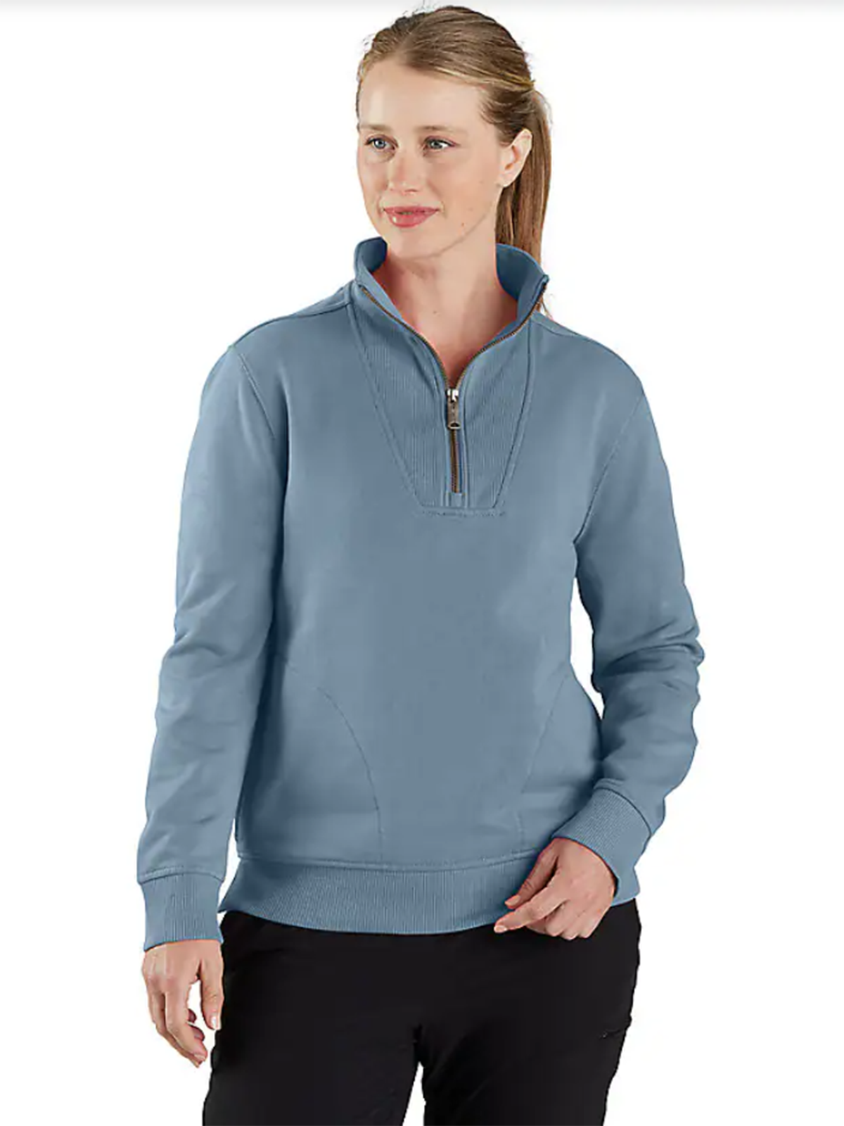 Women's TENCEL Fiber Series Relaxed Fit Half-Zip Sweatshirt