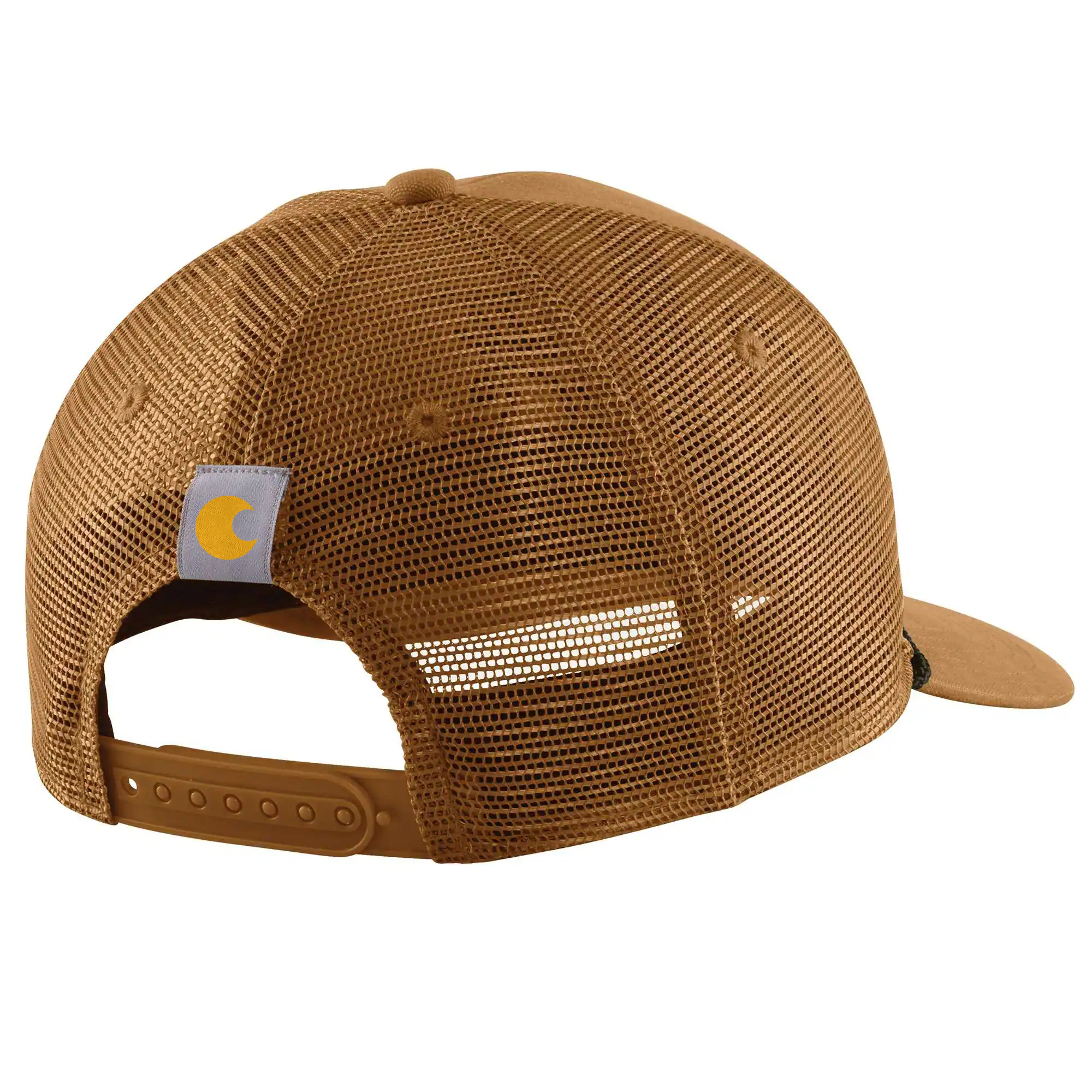 Canvas Mesh-Back Script Cap
