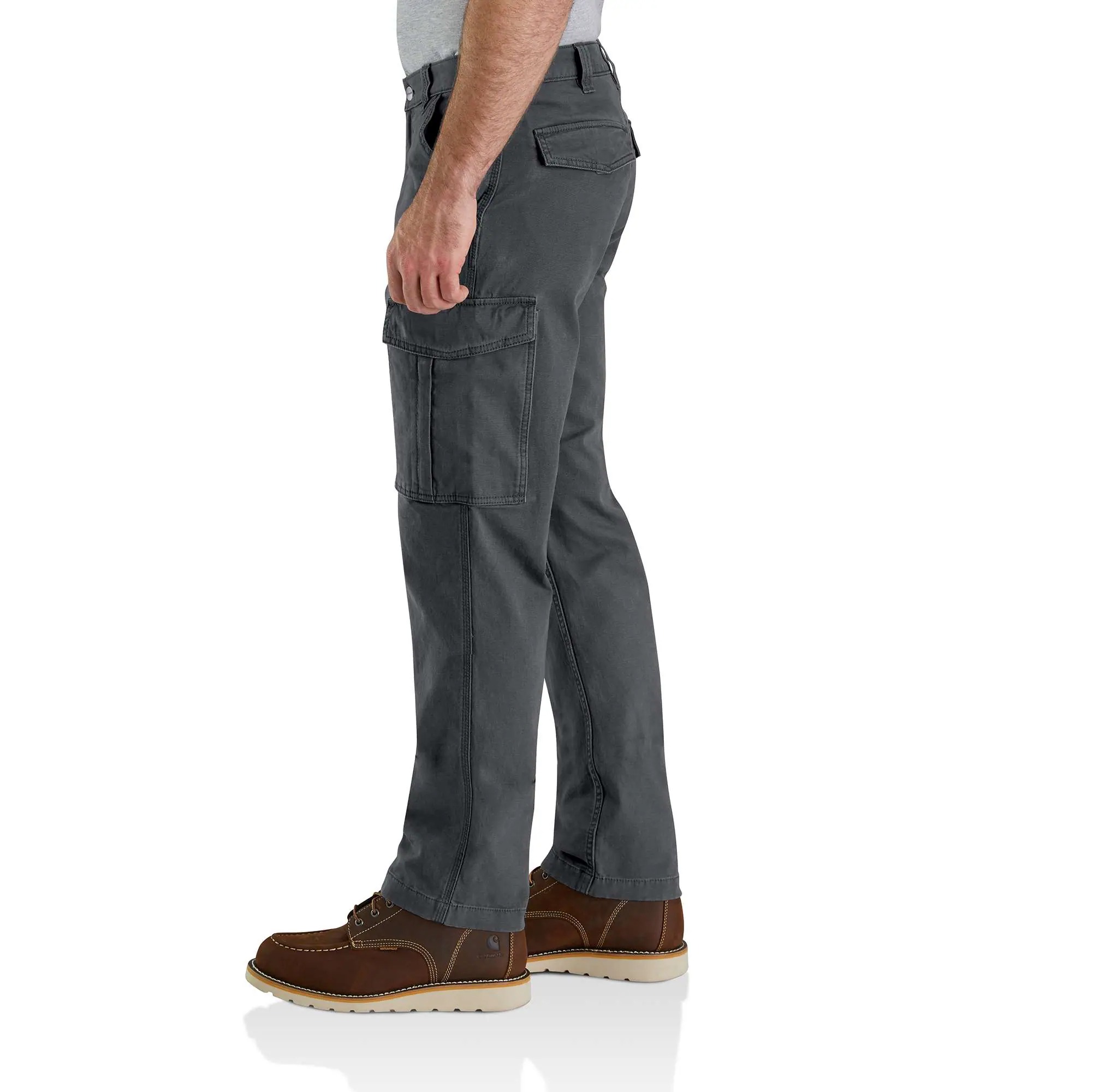 Men's Cargo Work Pant - Relaxed Fit - Rugged Flex - Canvas