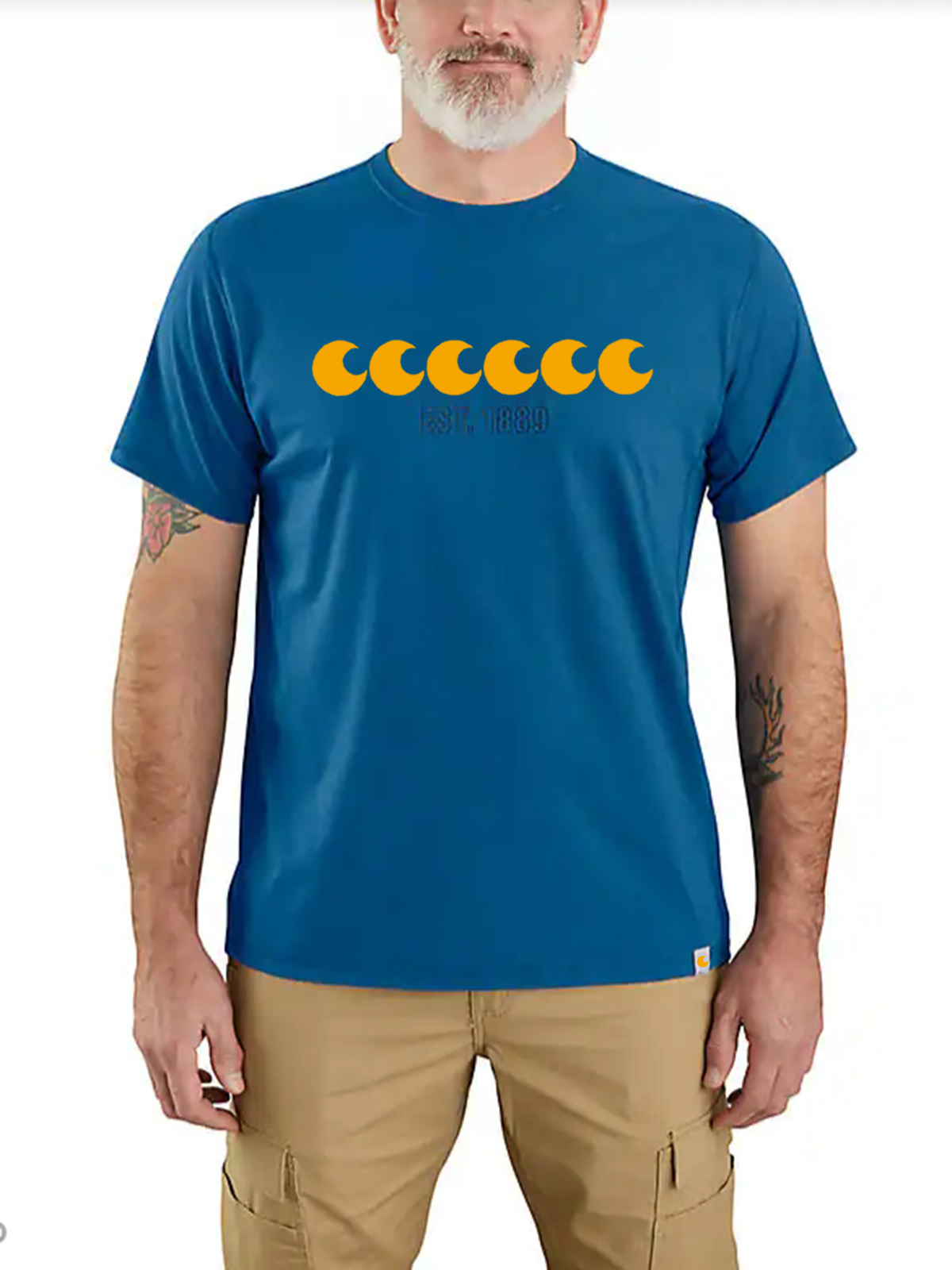 Force Relaxed Fit Short-Sleeve Logo Graphic T-Shirt