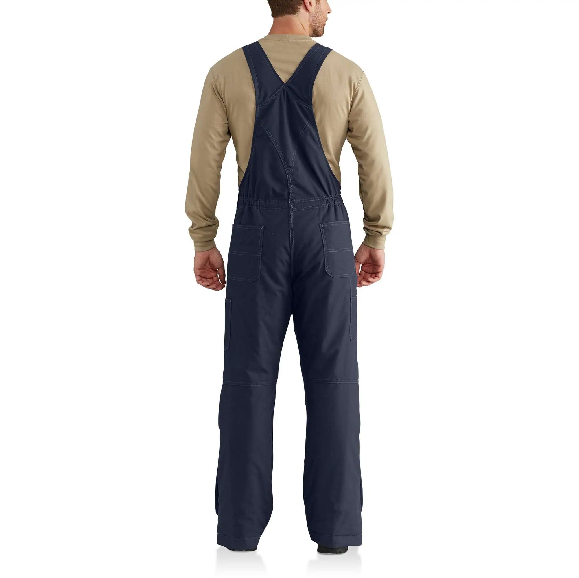 Flame-Resistant Quick Duck Bib Overall/Quilt-Lined