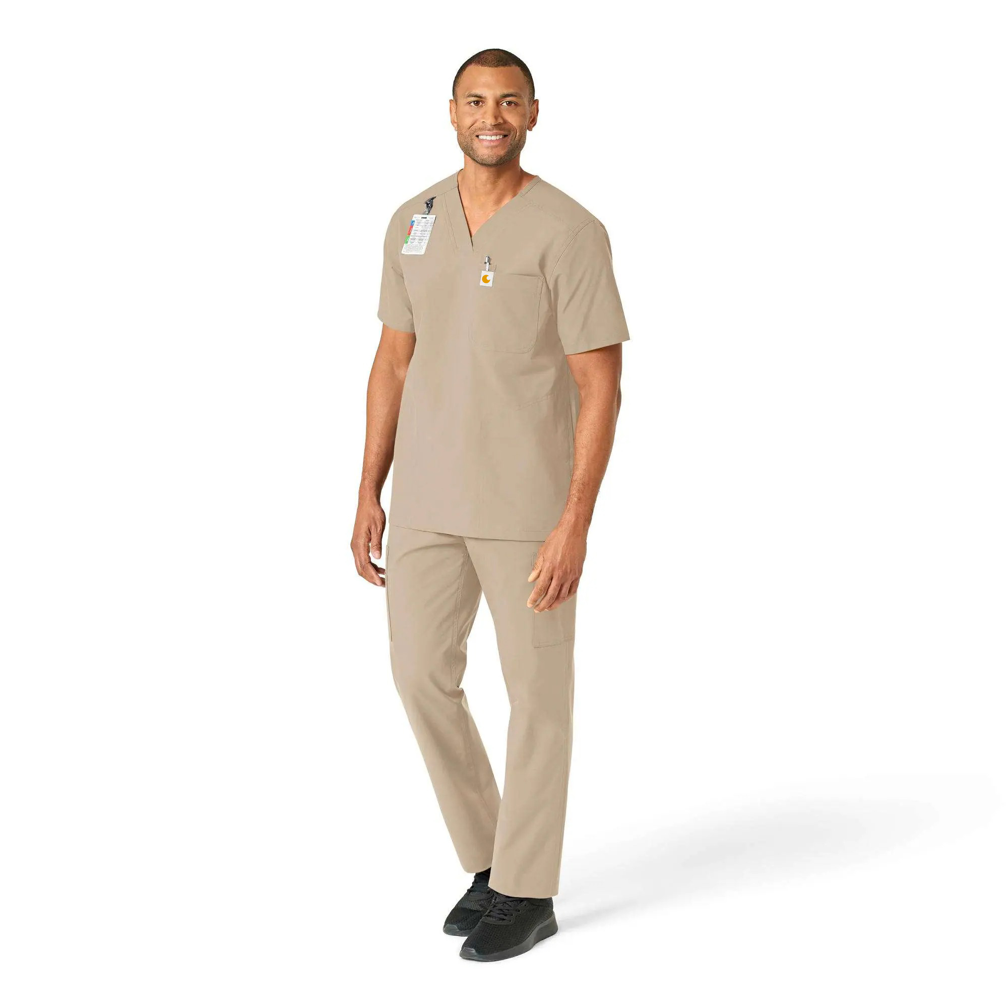 Force Essentials V-Neck Shirttail Scrub Top