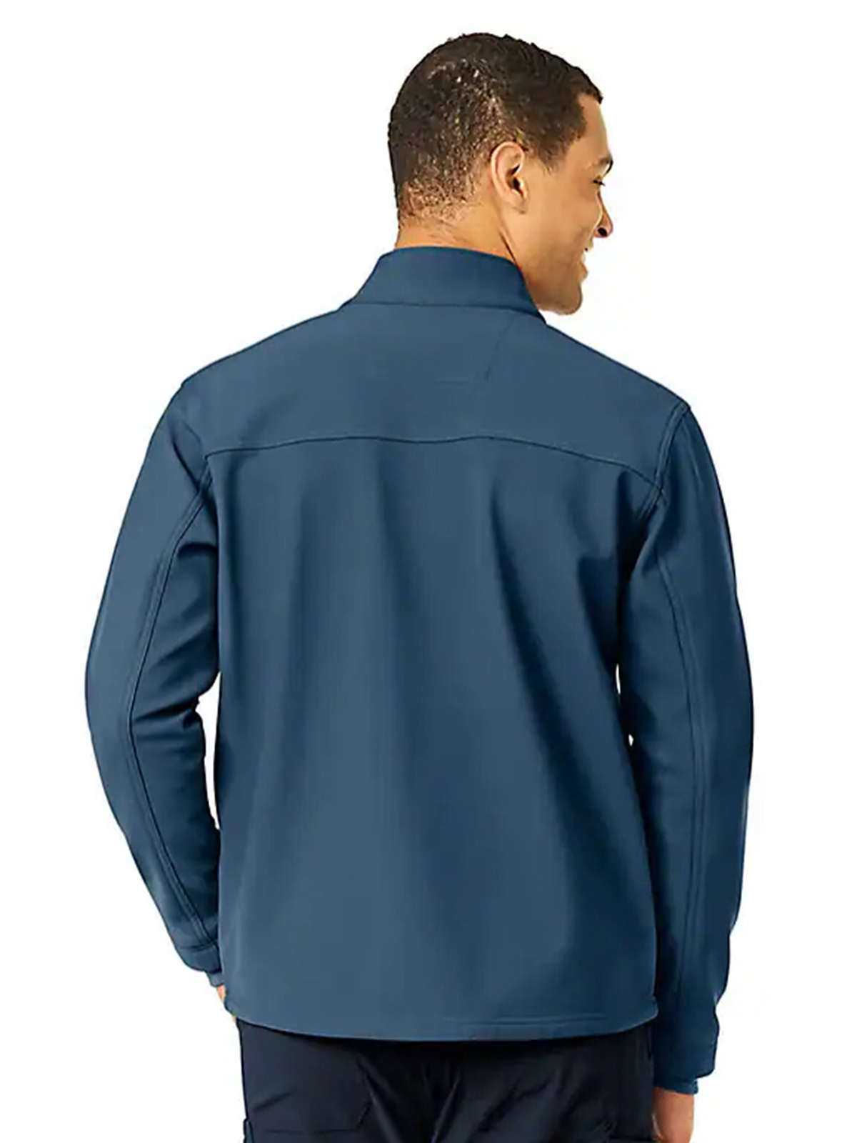 Rugged Flex Peak Bonded Fleece Scrub Jacket