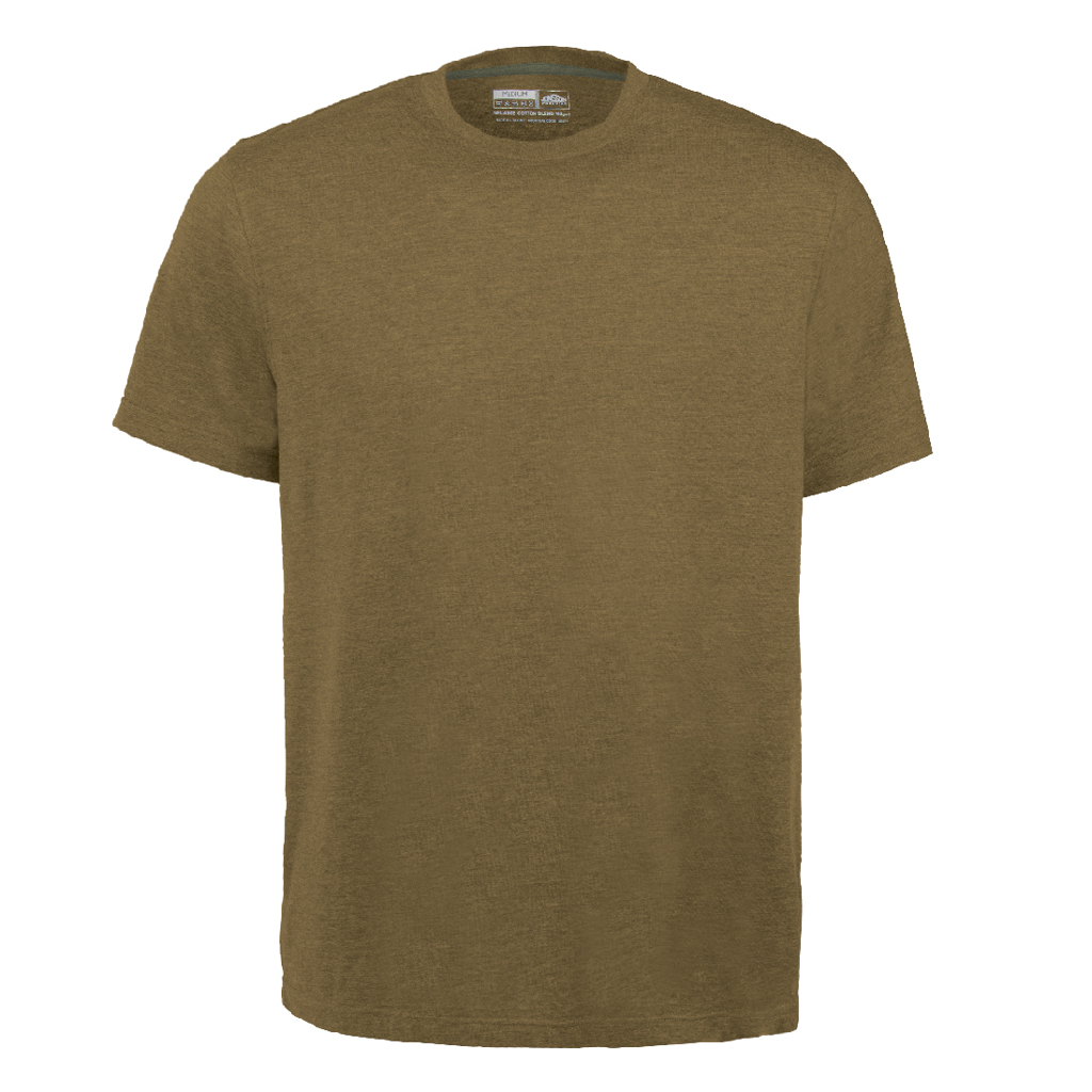 Mélange Combed Cotton Blend Tee Shirt