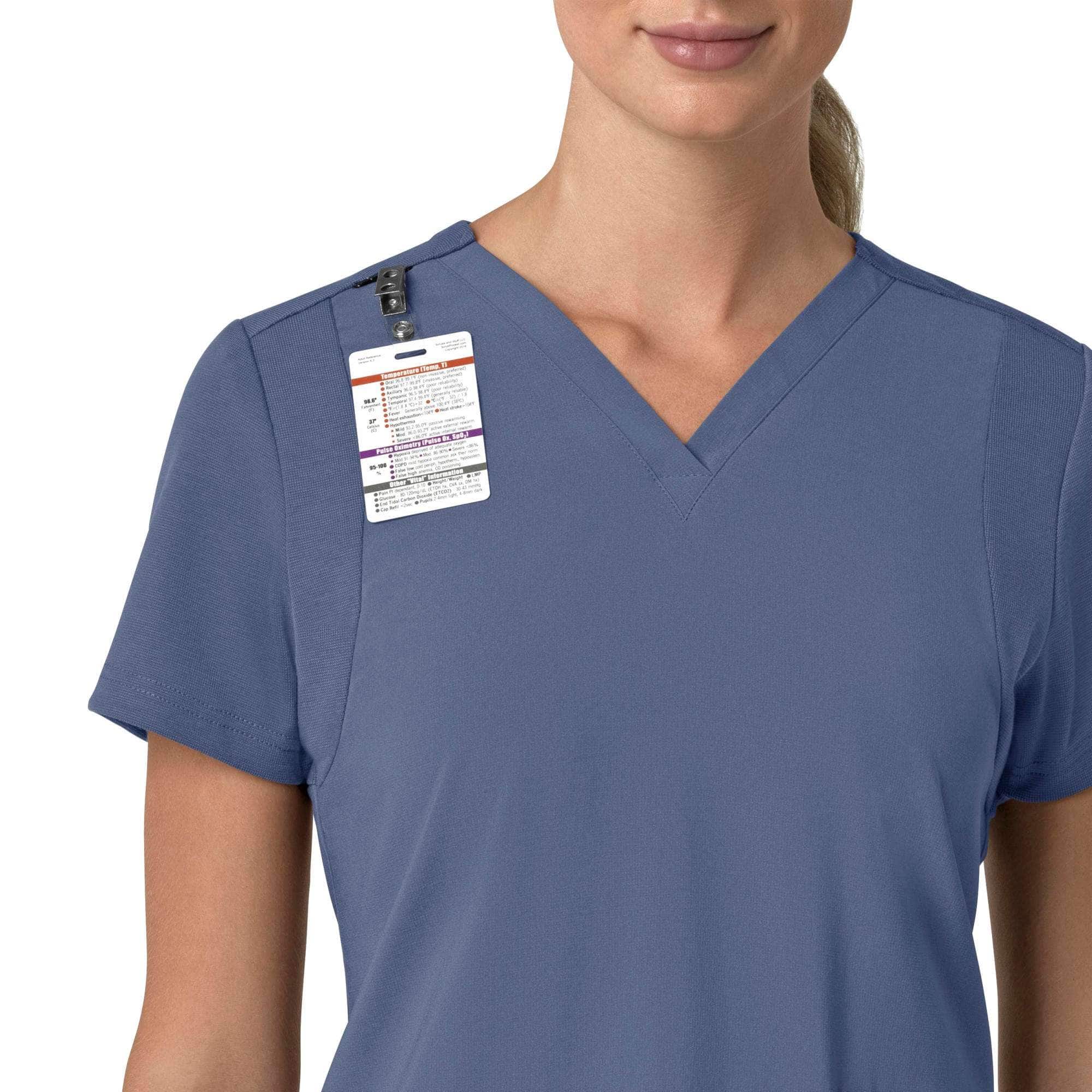 Women's Force Cross-Flex Flex Panel V-Neck Scrub Top
