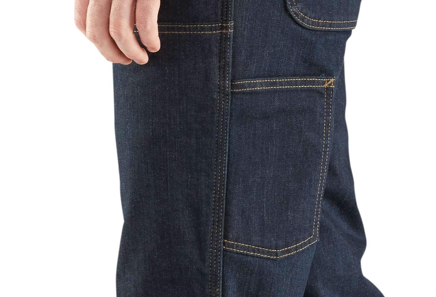 Rugged Flex Relaxed Fit Double-Front Utility Jean