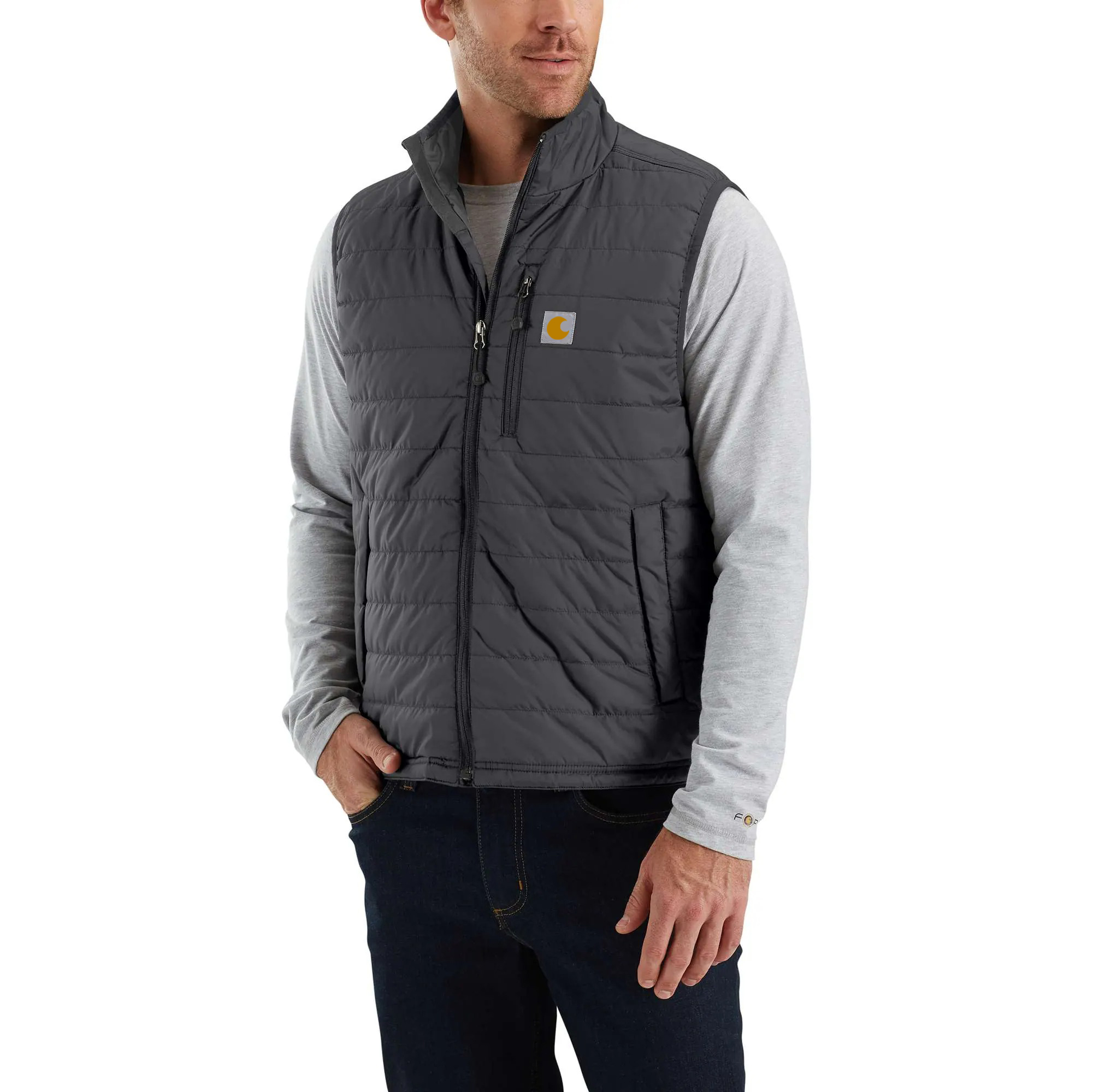 Men's Rain Defender Insulated Vest - Relaxed Fit