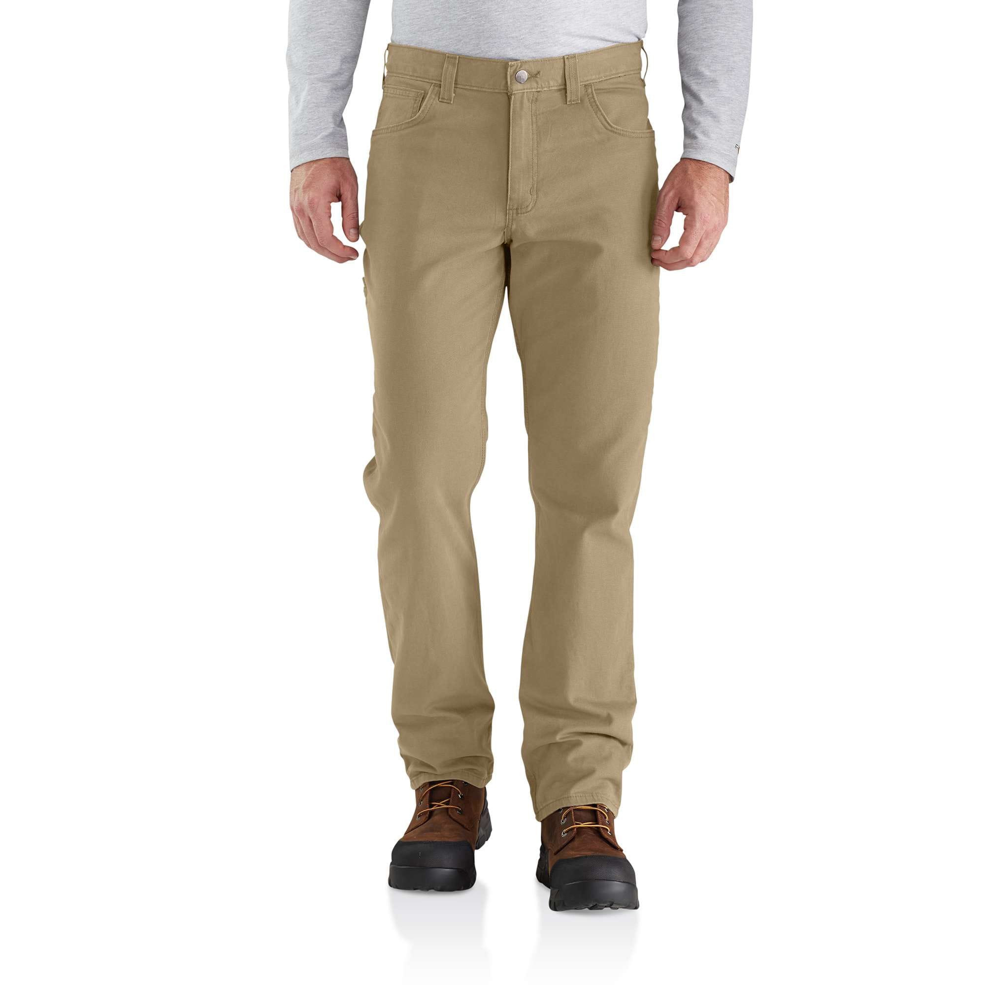 Men's 5-Pocket Pant - Relaxed Fit - Rugged Flex - Canvas