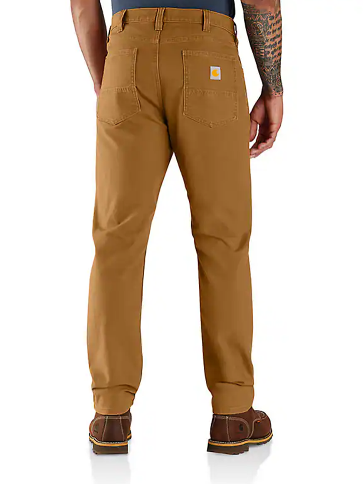 Men's Slim Fit Duck Down 5 Pocket Tapered Work Pants