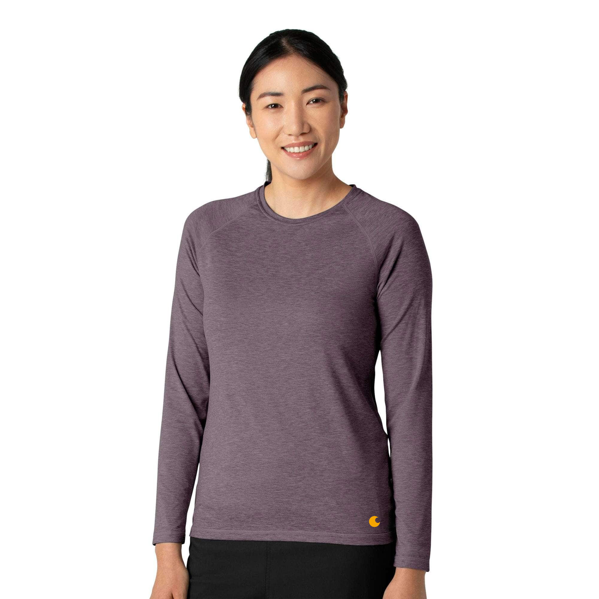 Women's Force Sub-Scrubs Heathered Performance Long Sleeve Tee
