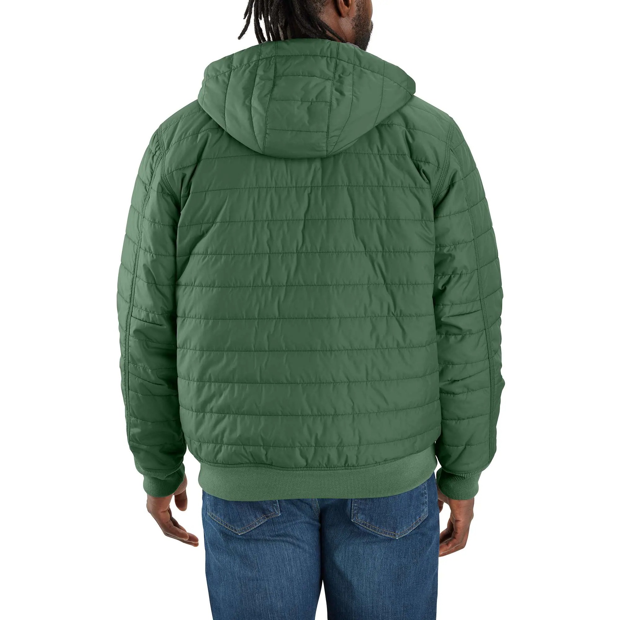 Rain Defender Relaxed Fit Lightweight Insulated Hooded Jacket - 3 Warmest Rating