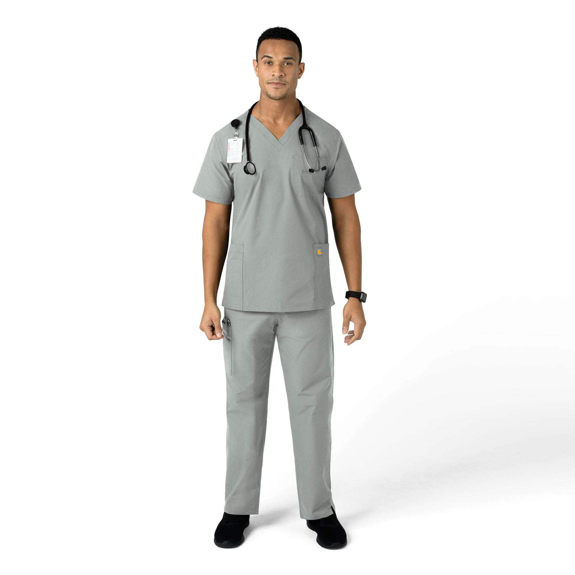 Unisex Force Essentials Elastic Waist Cargo Scrub Pant