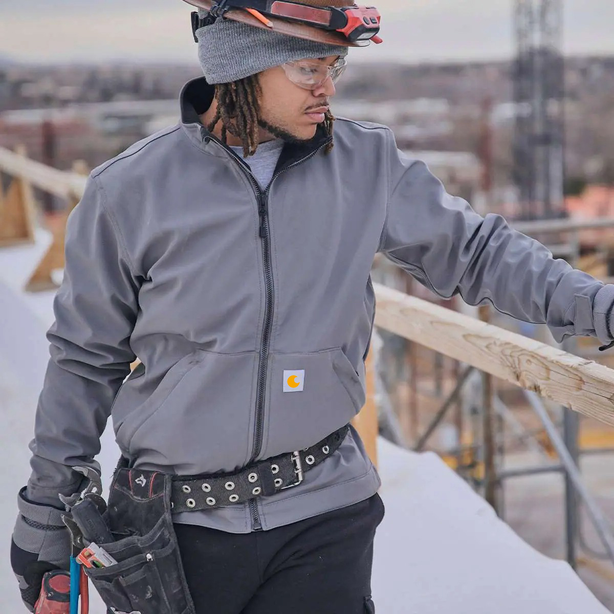 Rain Defender Relaxed Fit Softshell Jacket - 1 Warm Rating