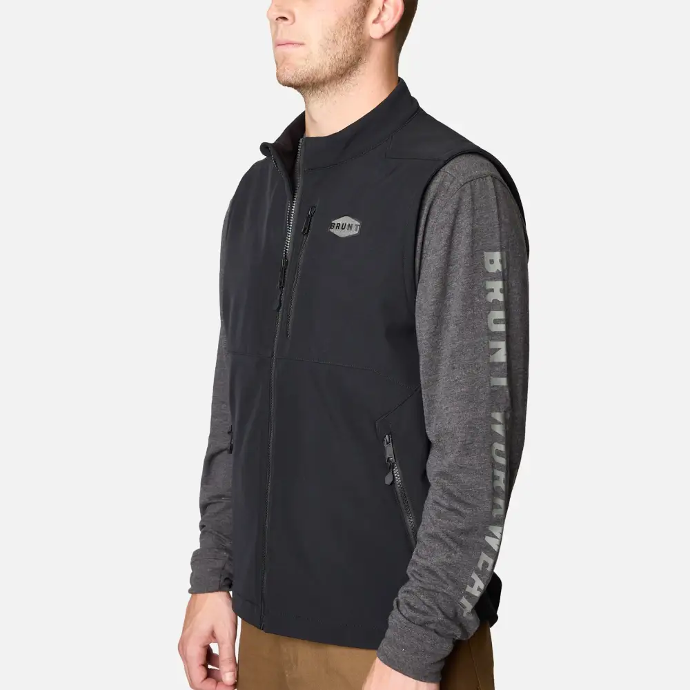 BRUNT Flannel Shirt + Wright Tech Vest Bundle