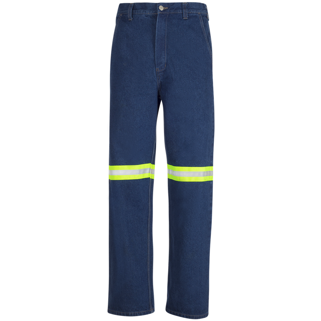 Denim Reflective Work Trousers