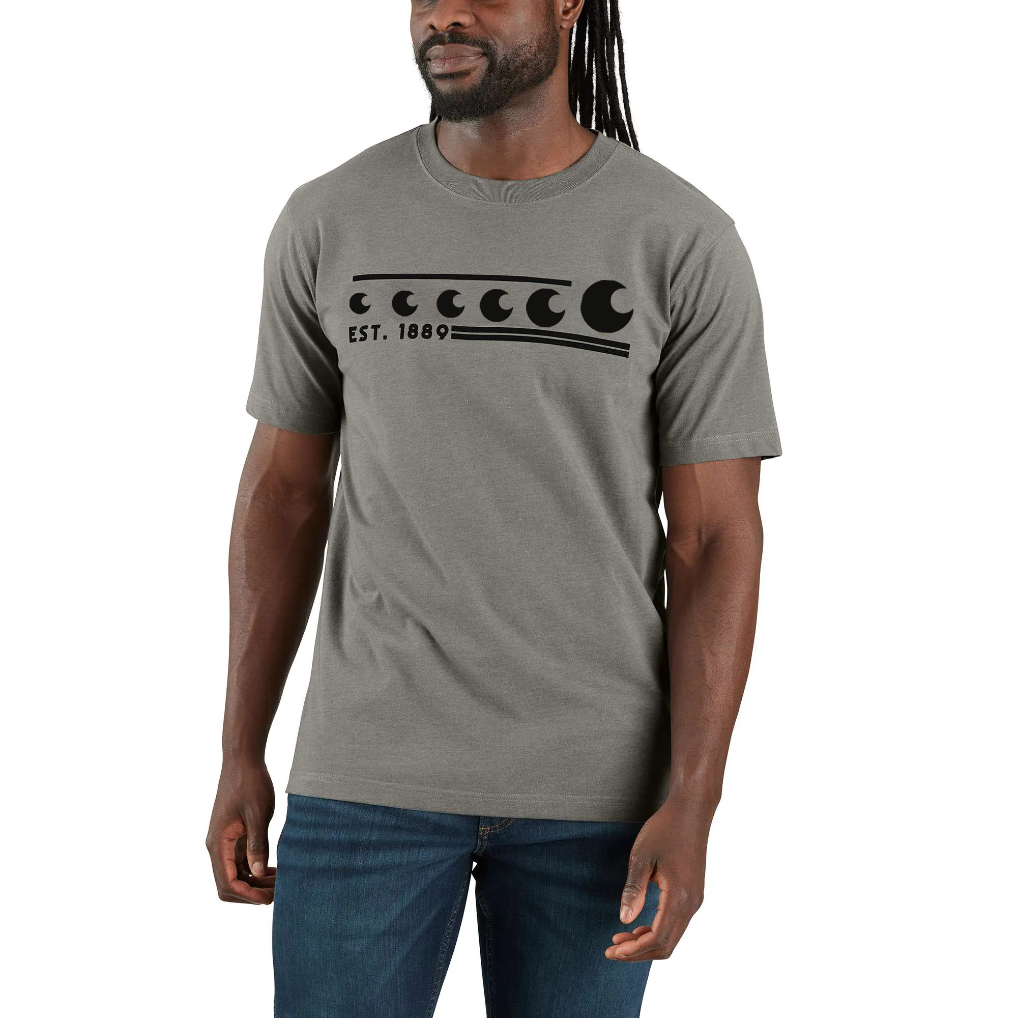 Relaxed Fit Lightweight Short-Sleeve Logo Graphic T-Shirt