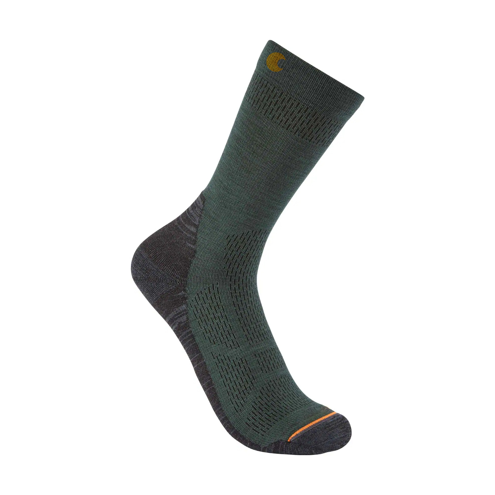 Lightweight Synthetic-Merino Wool Blend Crew Sock