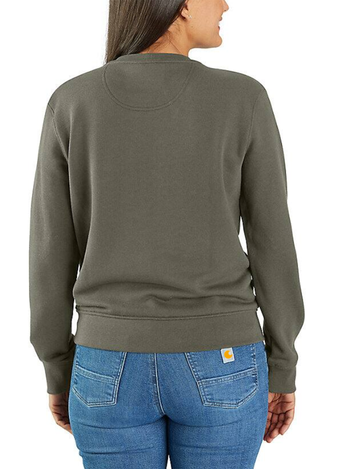 Women's TENCEL Fiber Series Relaxed Fit French Terry Crewneck Sweatshirt