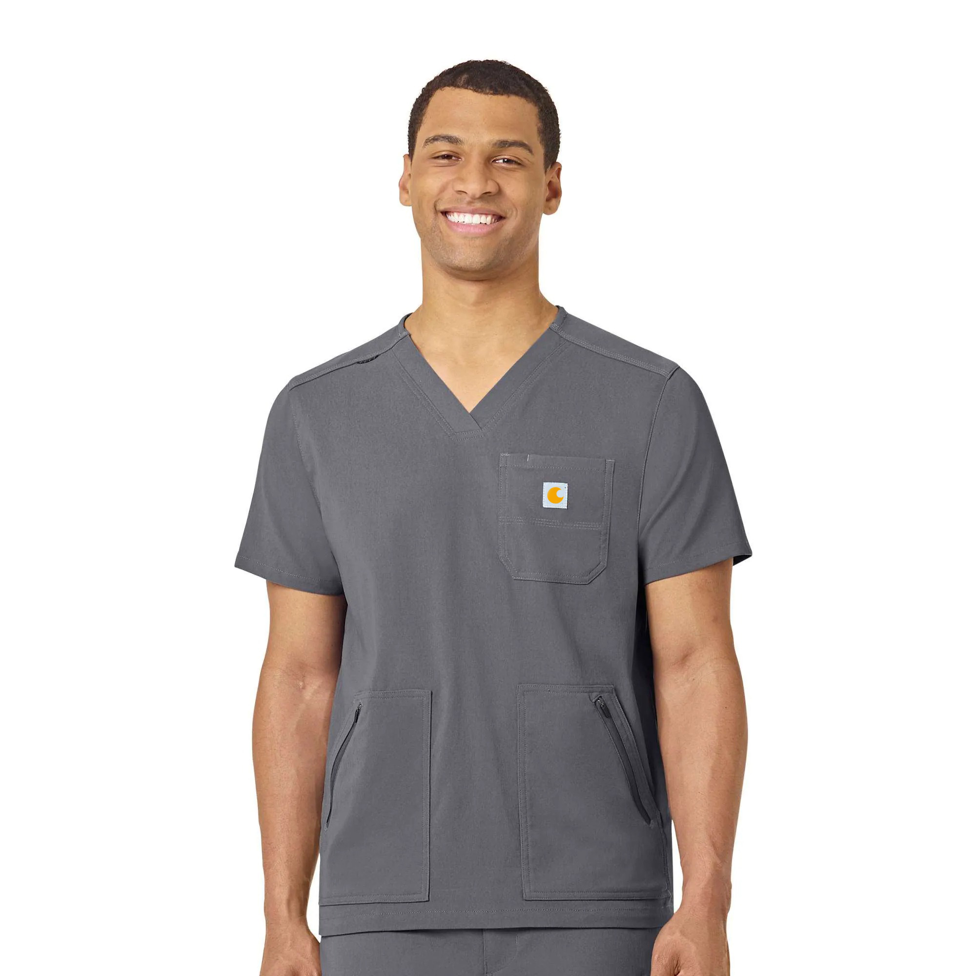 Rugged Flex Peak 5-Pocket V-Neck Scrub Top