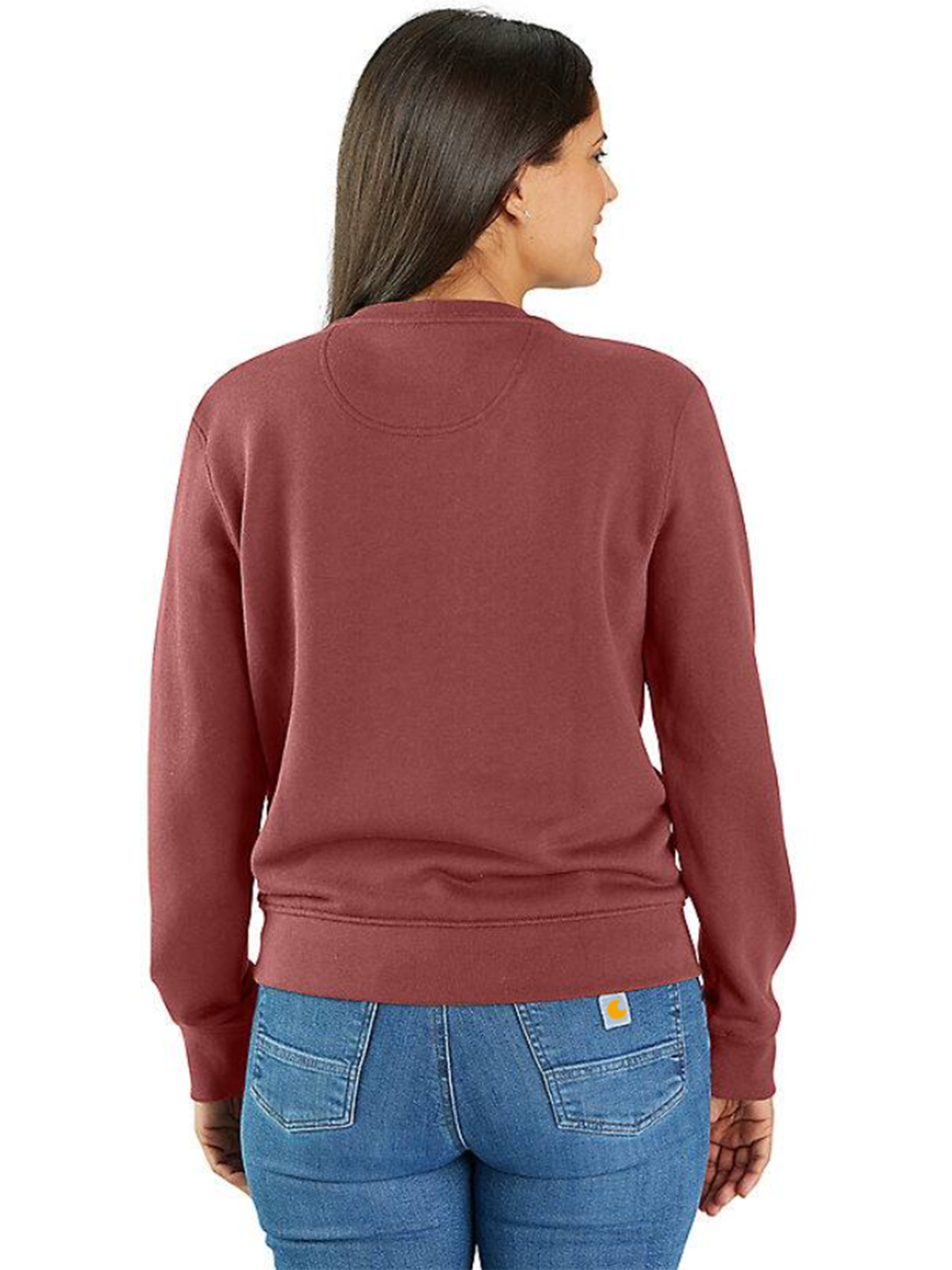 Women's TENCEL Fiber Series Relaxed Fit French Terry Crewneck Sweatshirt