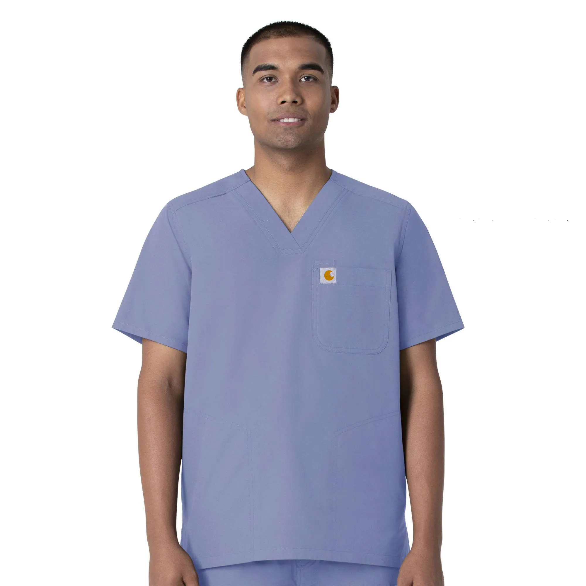 Force Essentials V-Neck Shirttail Scrub Top