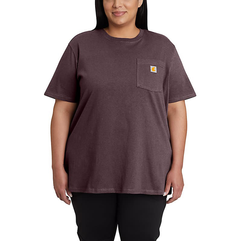 Women's Loose Fit Heavyweight Short-Sleeve Pocket T-Shirt