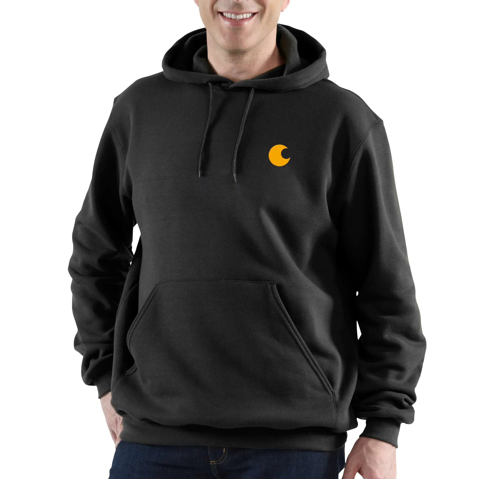 Loose Fit Midweight Logo Graphic Hoodie