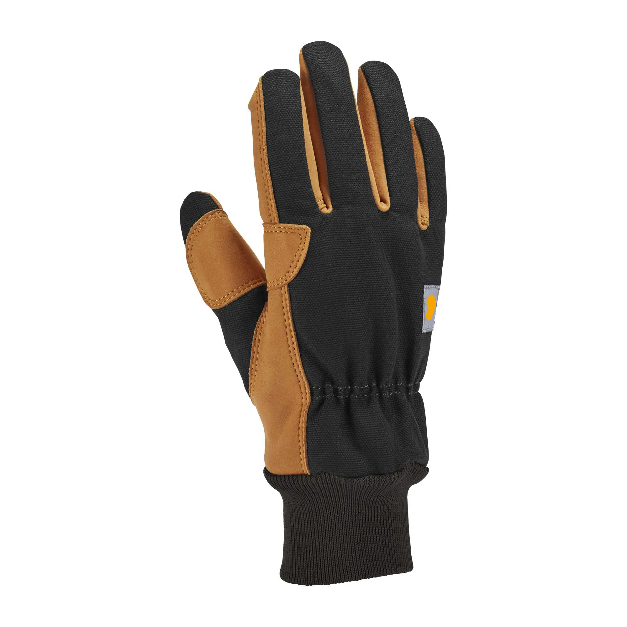 Insulated Duck Synthetic Leather Knit Cuff Glove