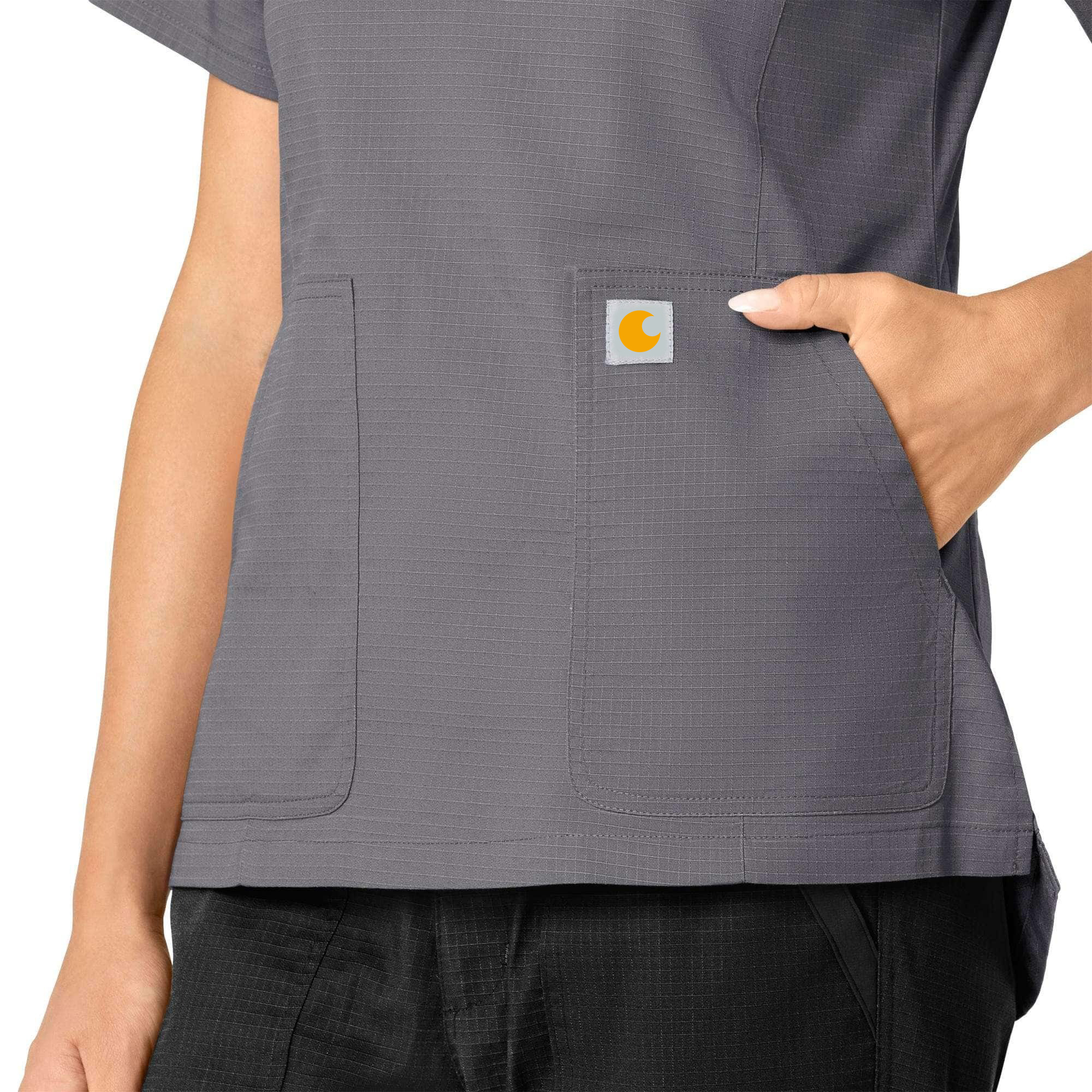 Women's Rugged Flex Ripstop V-Neck Scrub Top