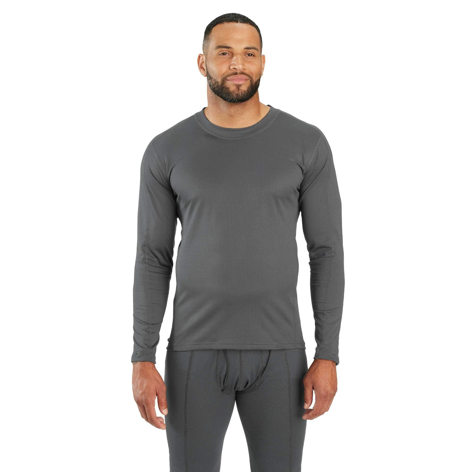 Men's Base Layer Thermal Shirt - Force - Lightweight - Stretch Grid