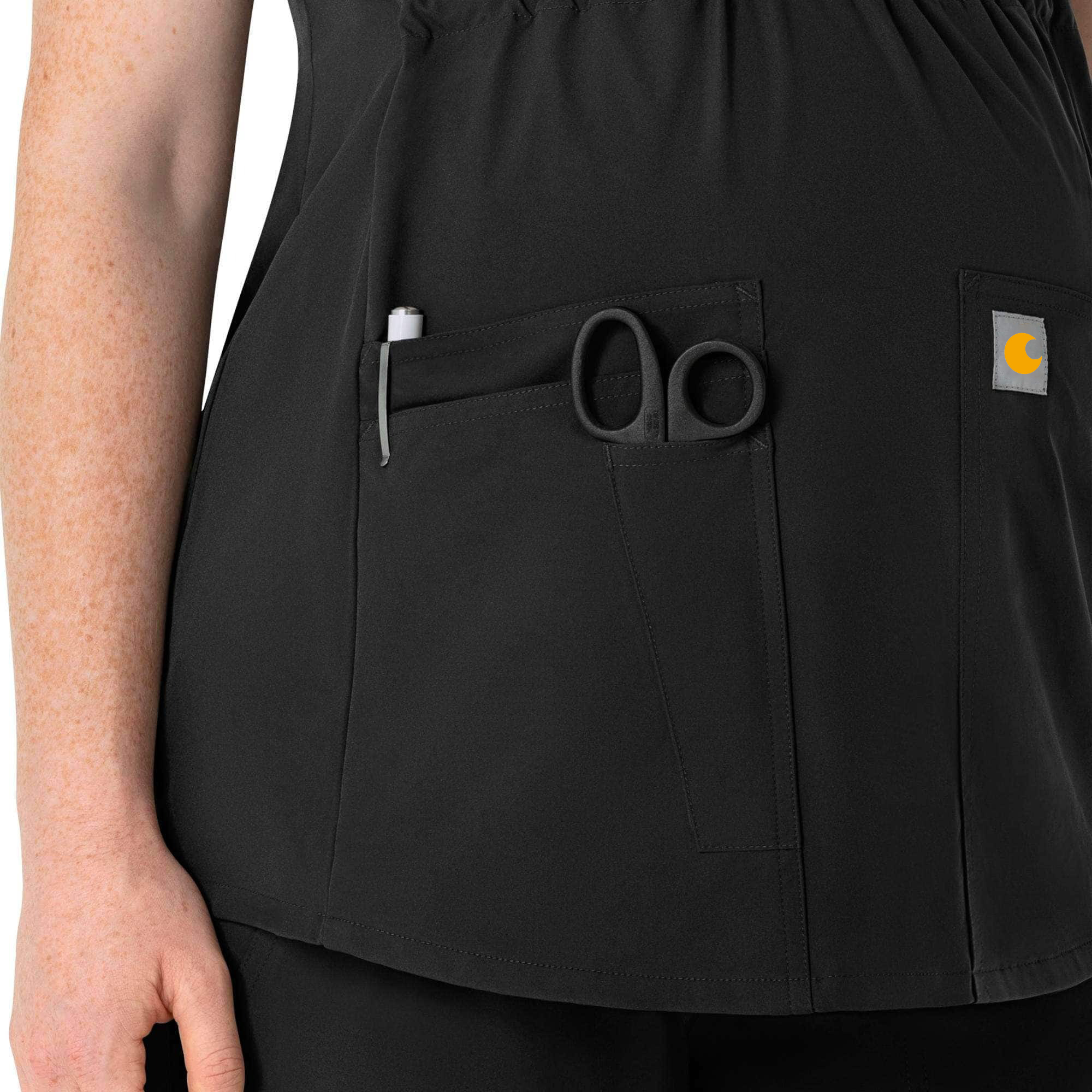 Women's Force Essentials Henley Maternity Scrub Top