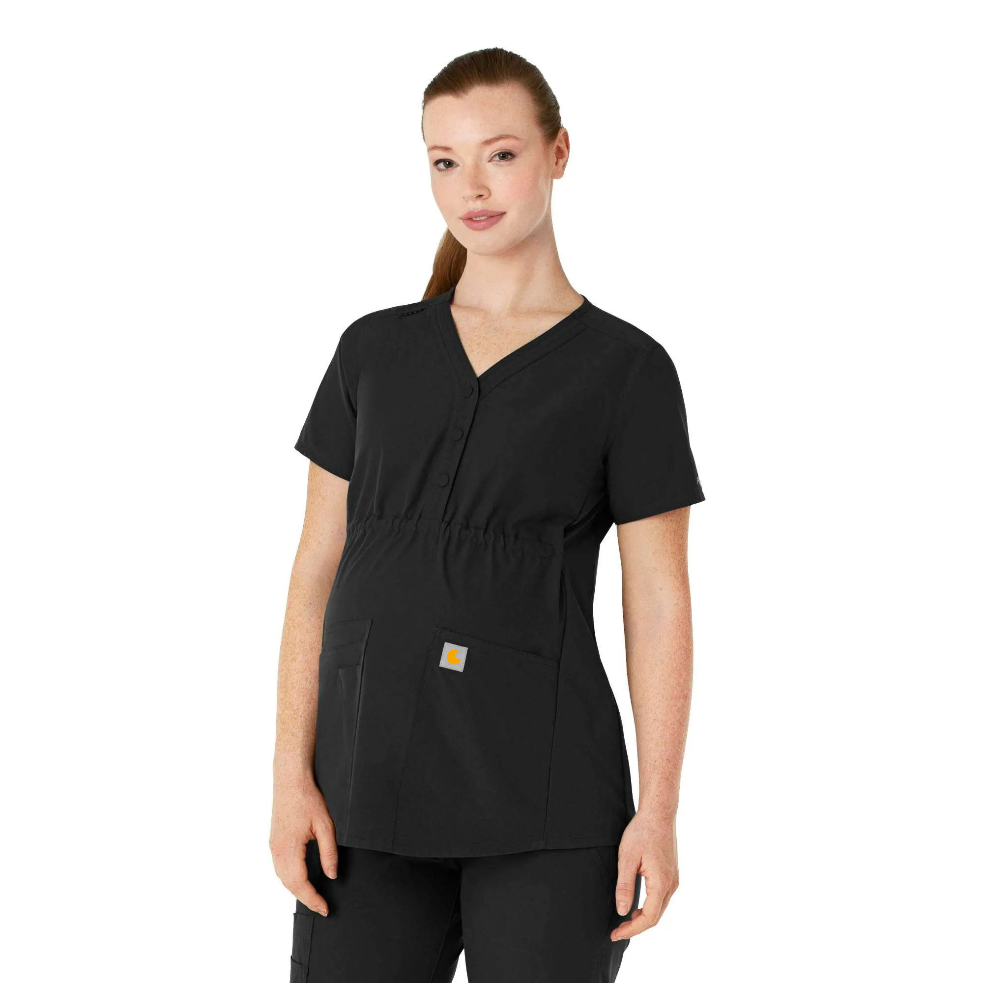 Women's Force Essentials Henley Maternity Scrub Top