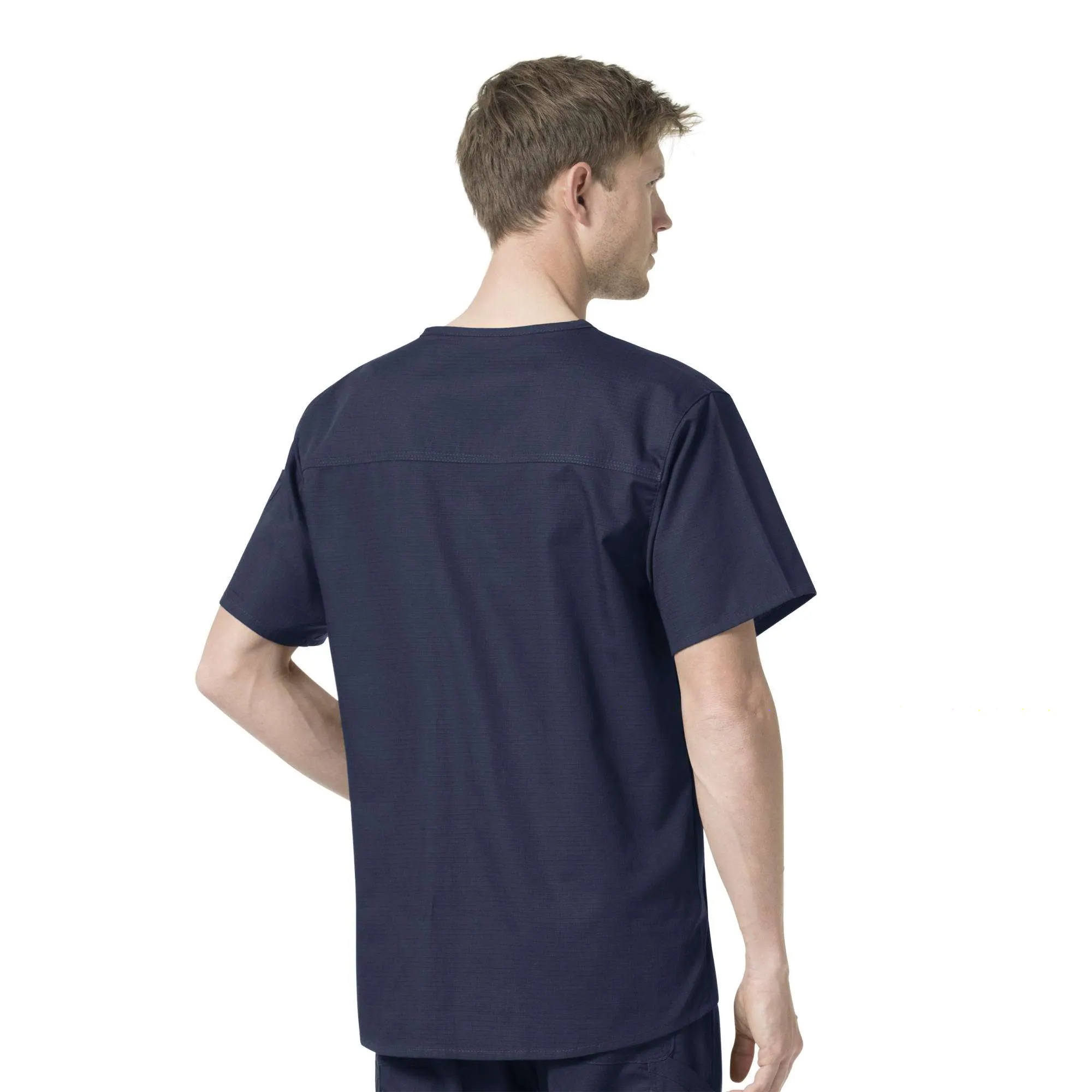 Rugged Flex Ripstop Chest Pocket Scrub Top