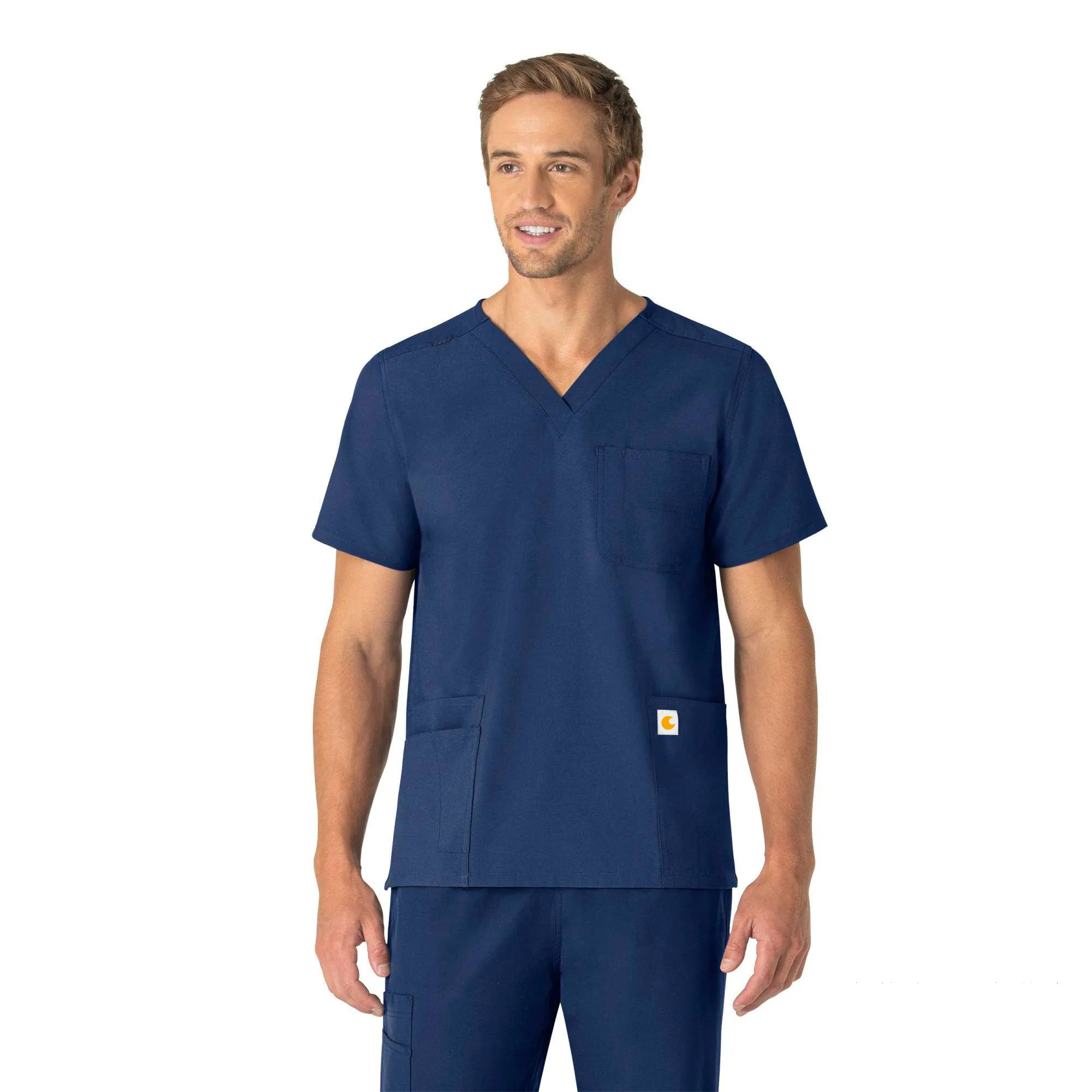 Unisex Force Essentials V-Neck 6-Pocket Scrub Top